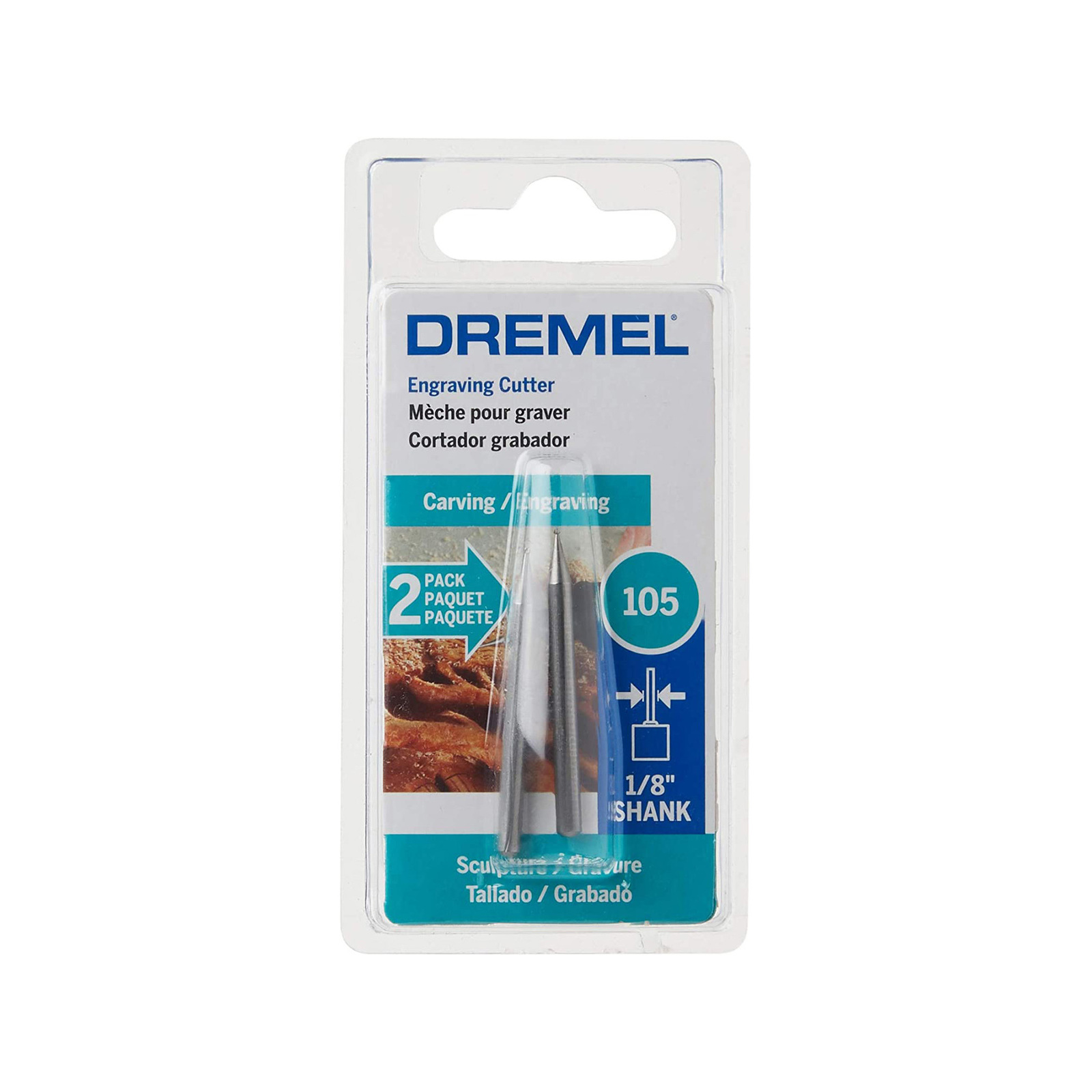 Dremel Engraving Cutter 0.8mm (105) - 2 Pack