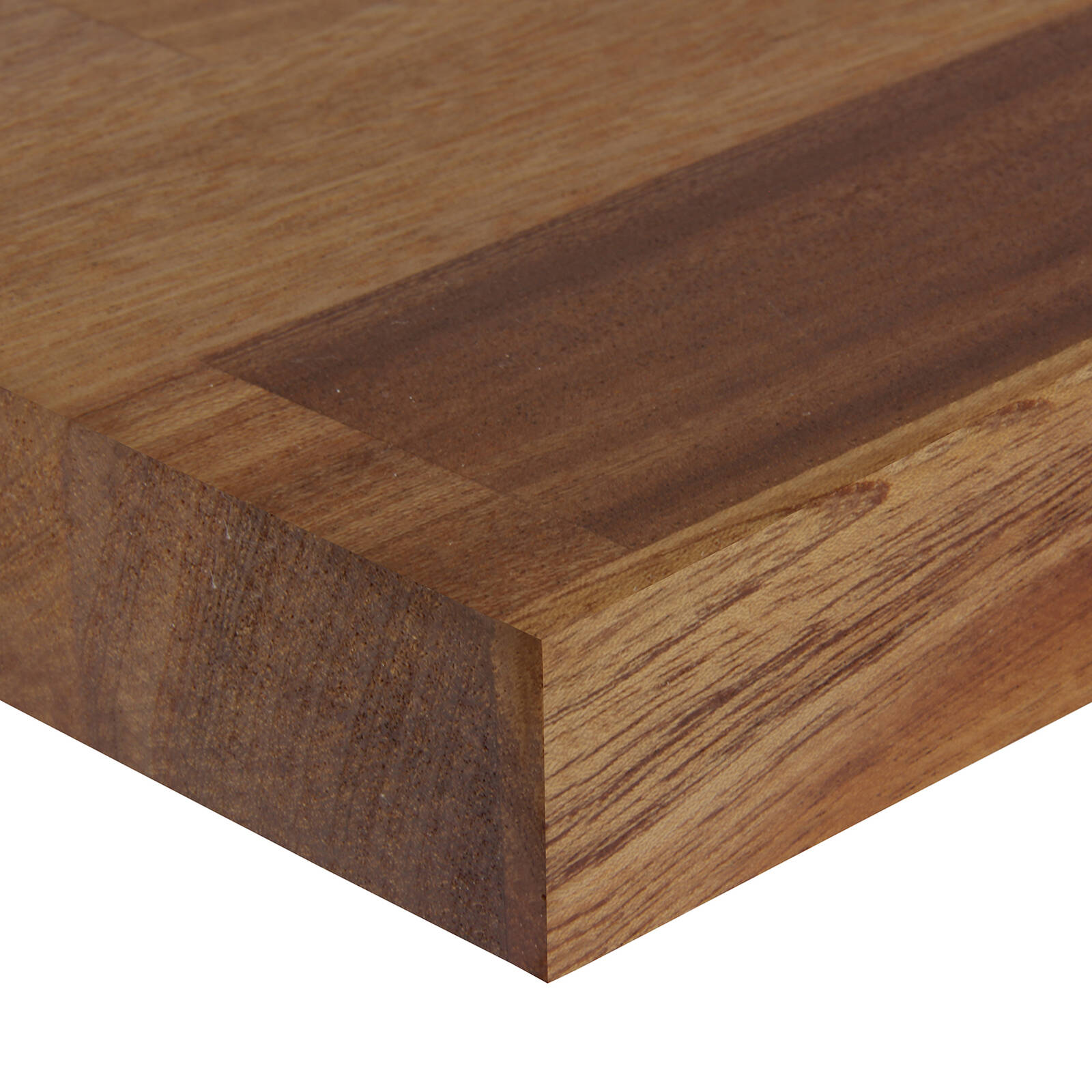 Think Benchtops 2405 x 600 x 32mm Sapele Timber Modular Benchtop