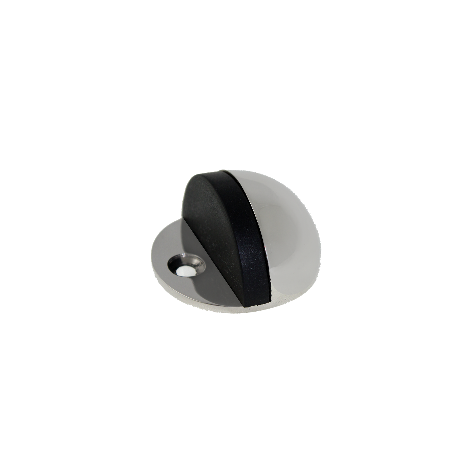 Adoored Short Half Moon Door Stop - Stainless Steel