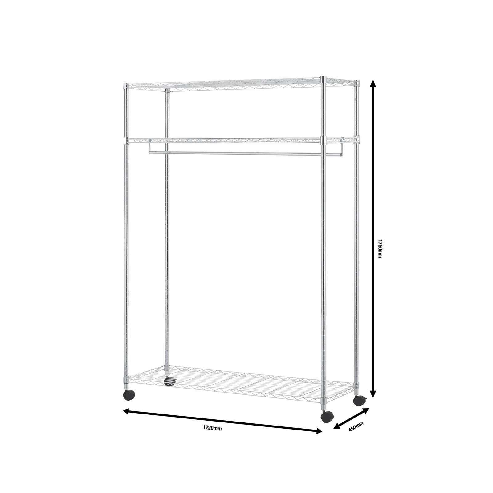 Pinnacle 1750 x 1220 x 460mm XL Mobile Wardrobe