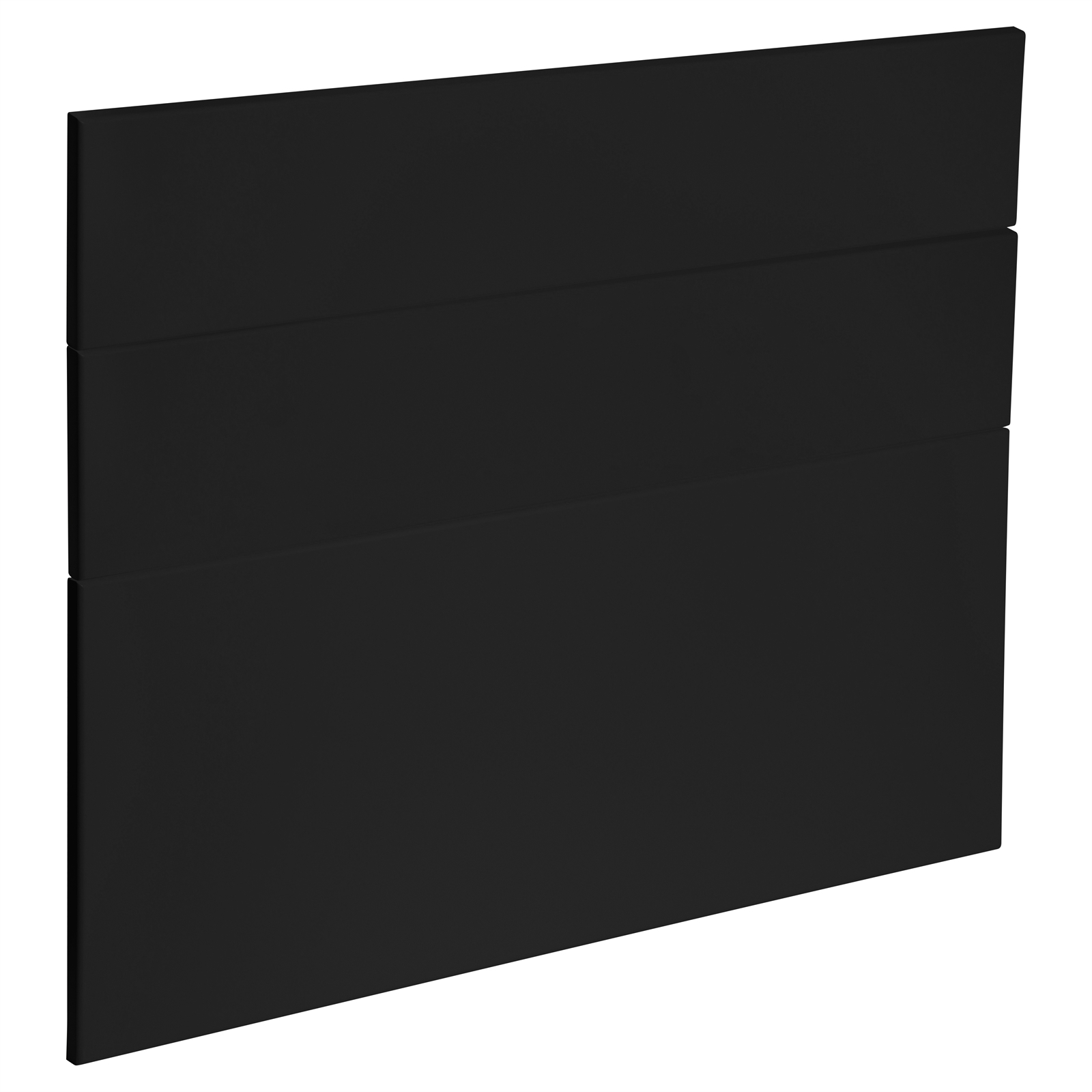 Kaboodle 900mm Black Olive Modern 3 Drawer Panels