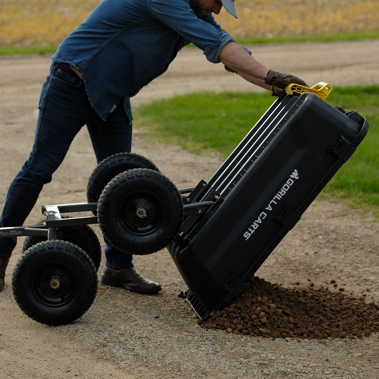 Gorilla Carts 200L Poly Dump Cart 6 Gorilla Carts 200L Poly Dump Cart