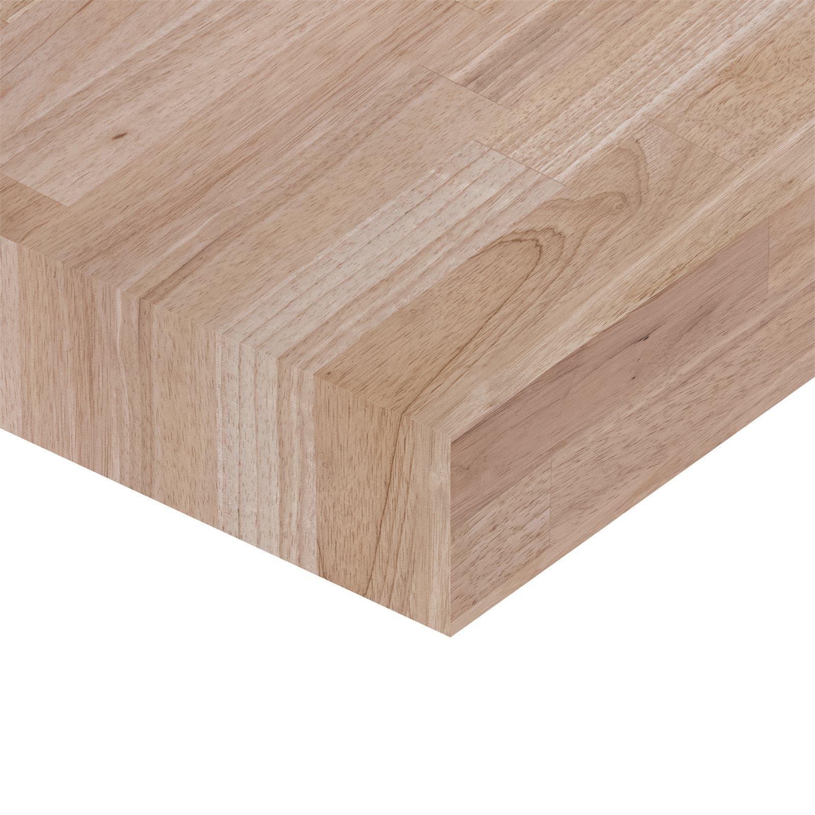 Kaboodle 2400 x 900 x 36mm Hevea Timber Benchtop