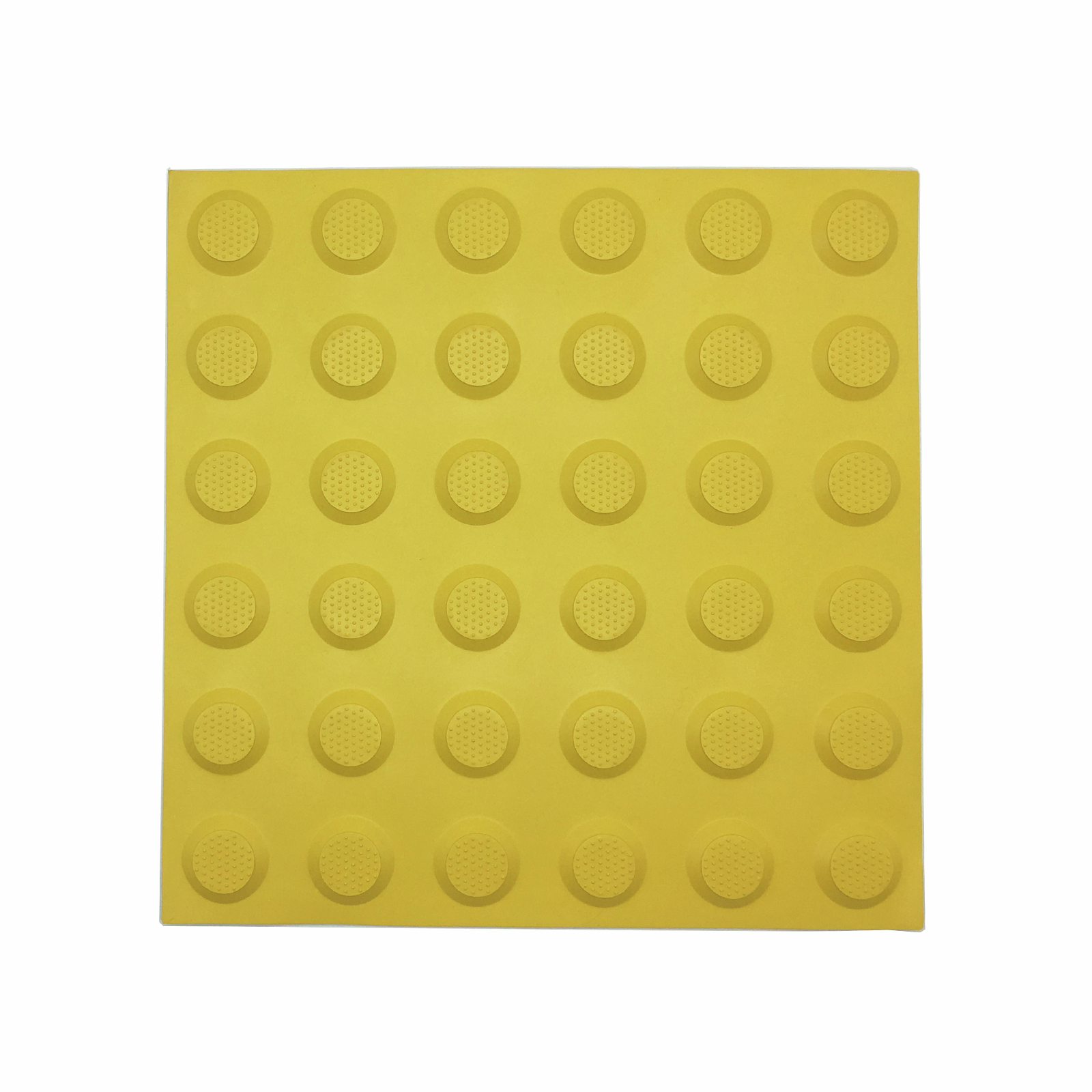 Brutus Yellow Stud Tactile Ground Surface Indicator Mats - 3 Pack