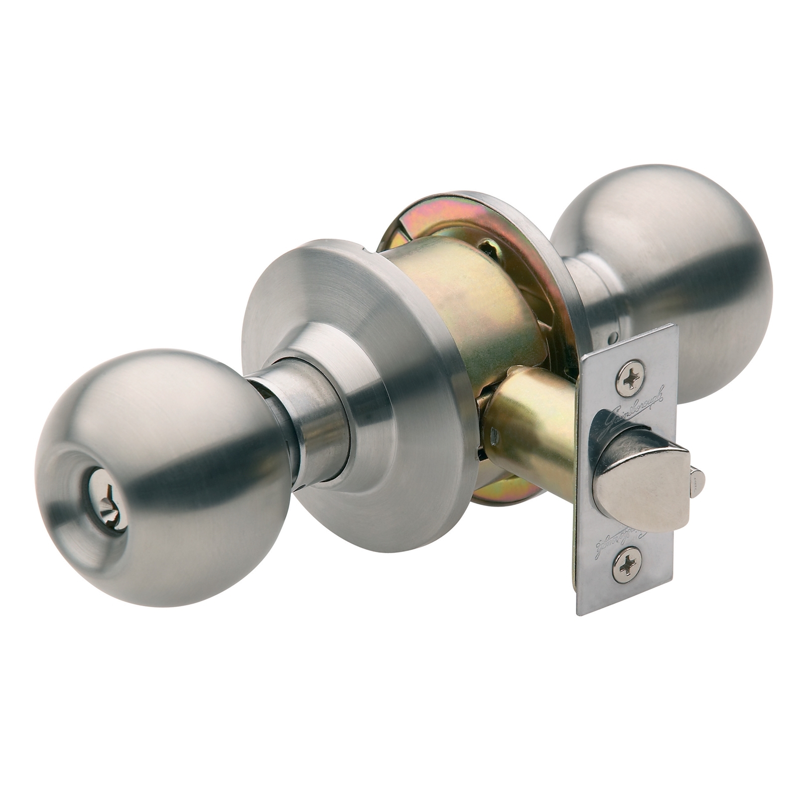 Gainsborough Stainless Steel G3 Series Governor Entrance Knob Locksets