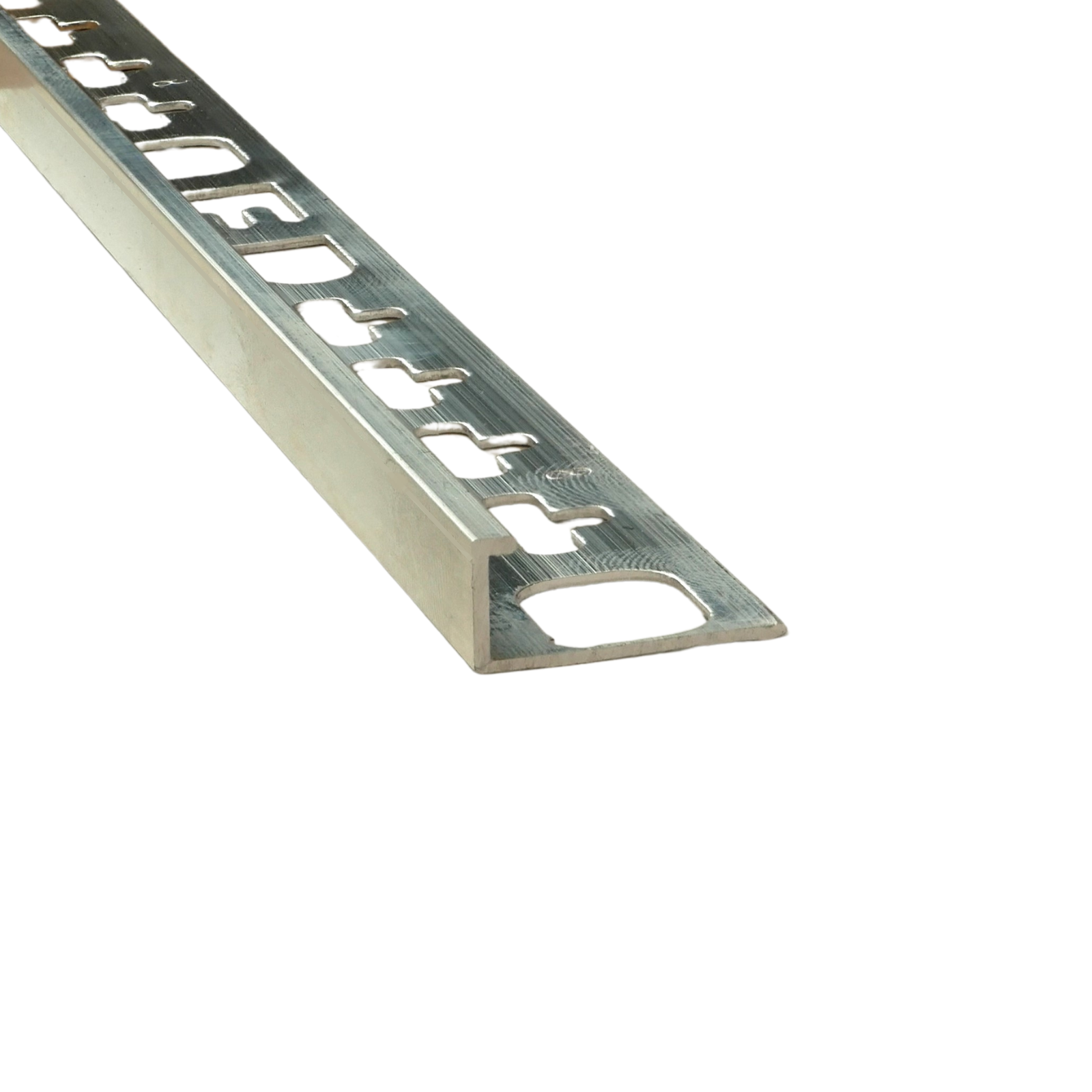 QEP 8mm x 1.0m Silver L Shape Angle Tile Trim