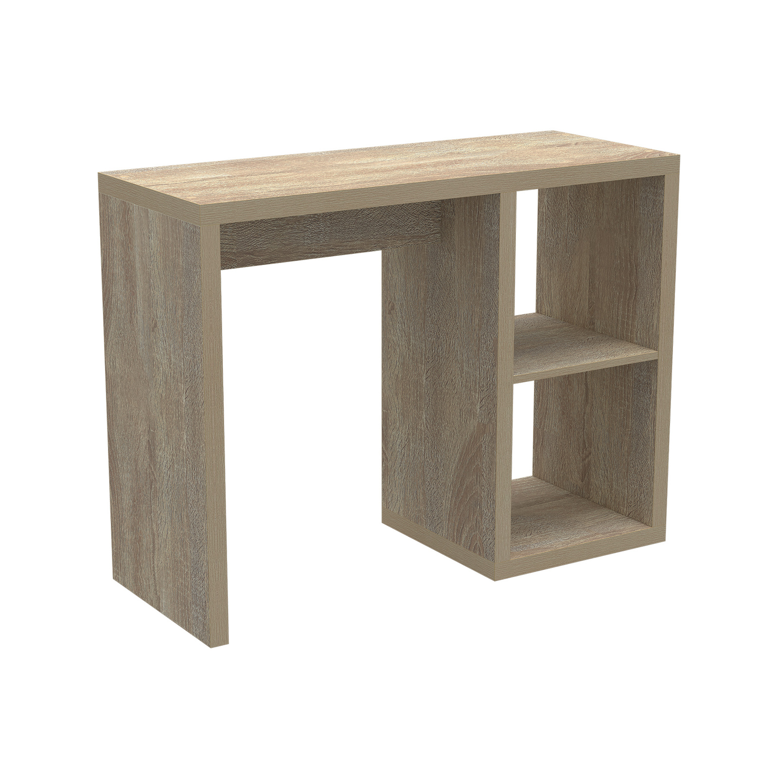 Flexi Storage Clever Cube Oak 1 x 2 Cube Storage Desk