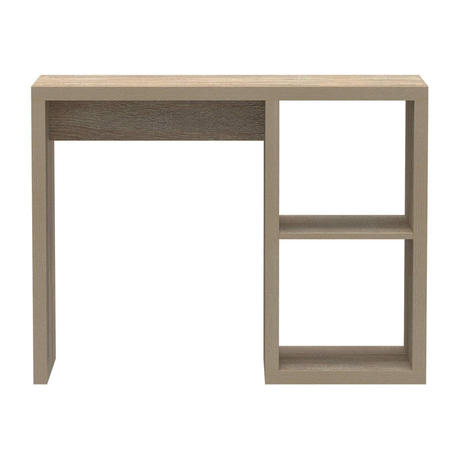Flexi Storage Clever Cube Oak 1 x 2 Cube Storage Desk