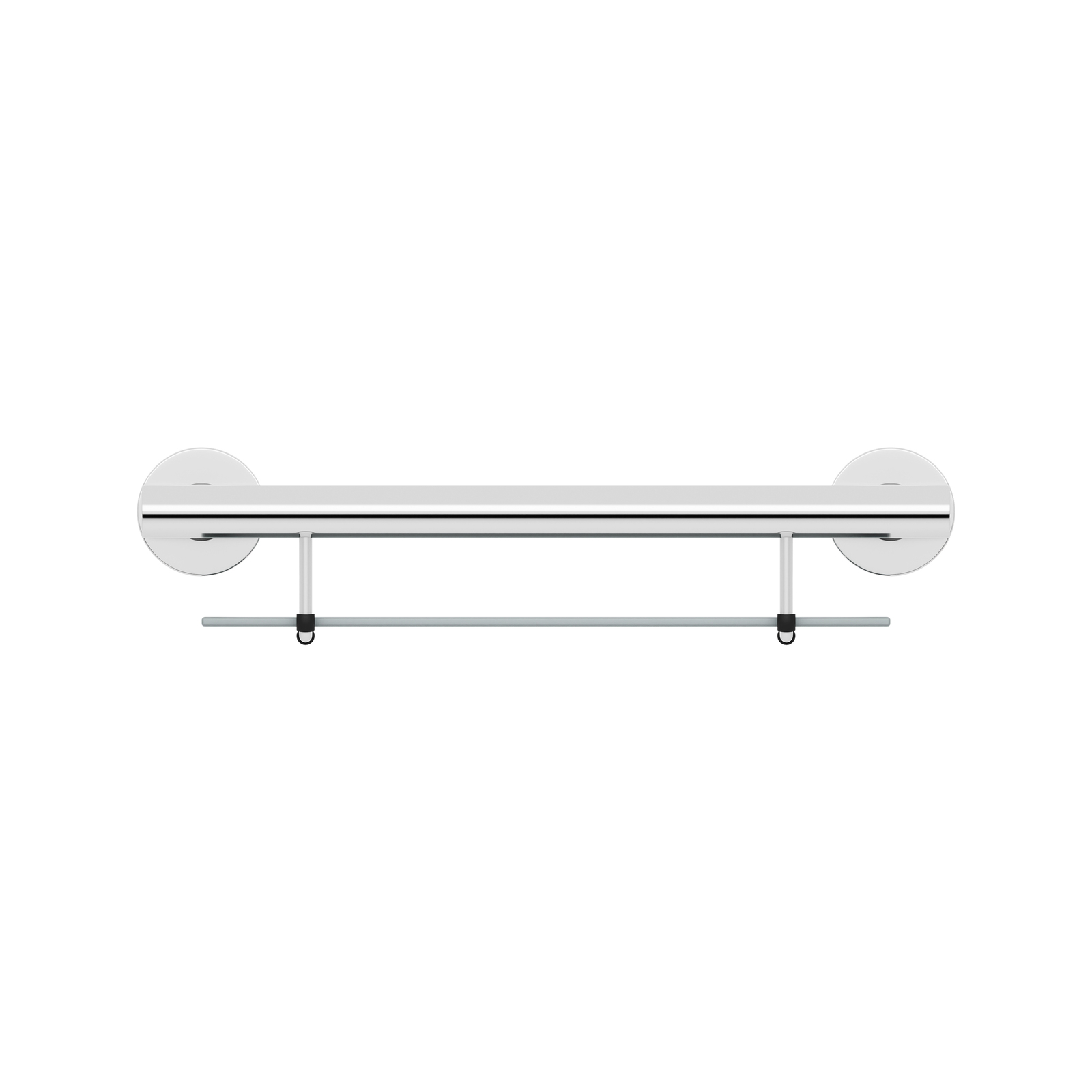 evekare 488mm Stainless Steel Bath Shelf with Grab Rail 5 evekare 488mm Stainless Steel Bath Shelf with Grab Rail
