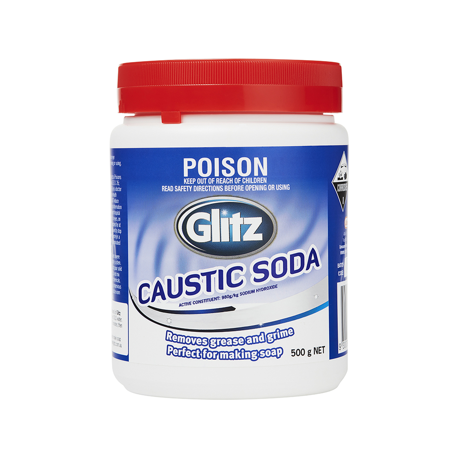 Glitz 500g Caustic Soda