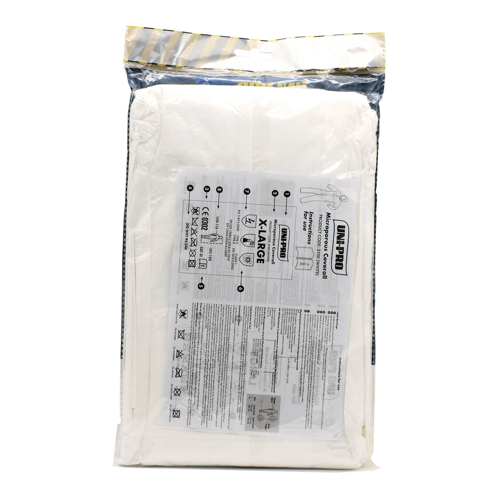 UNi-PRO Extra Large Microporous Coveralls