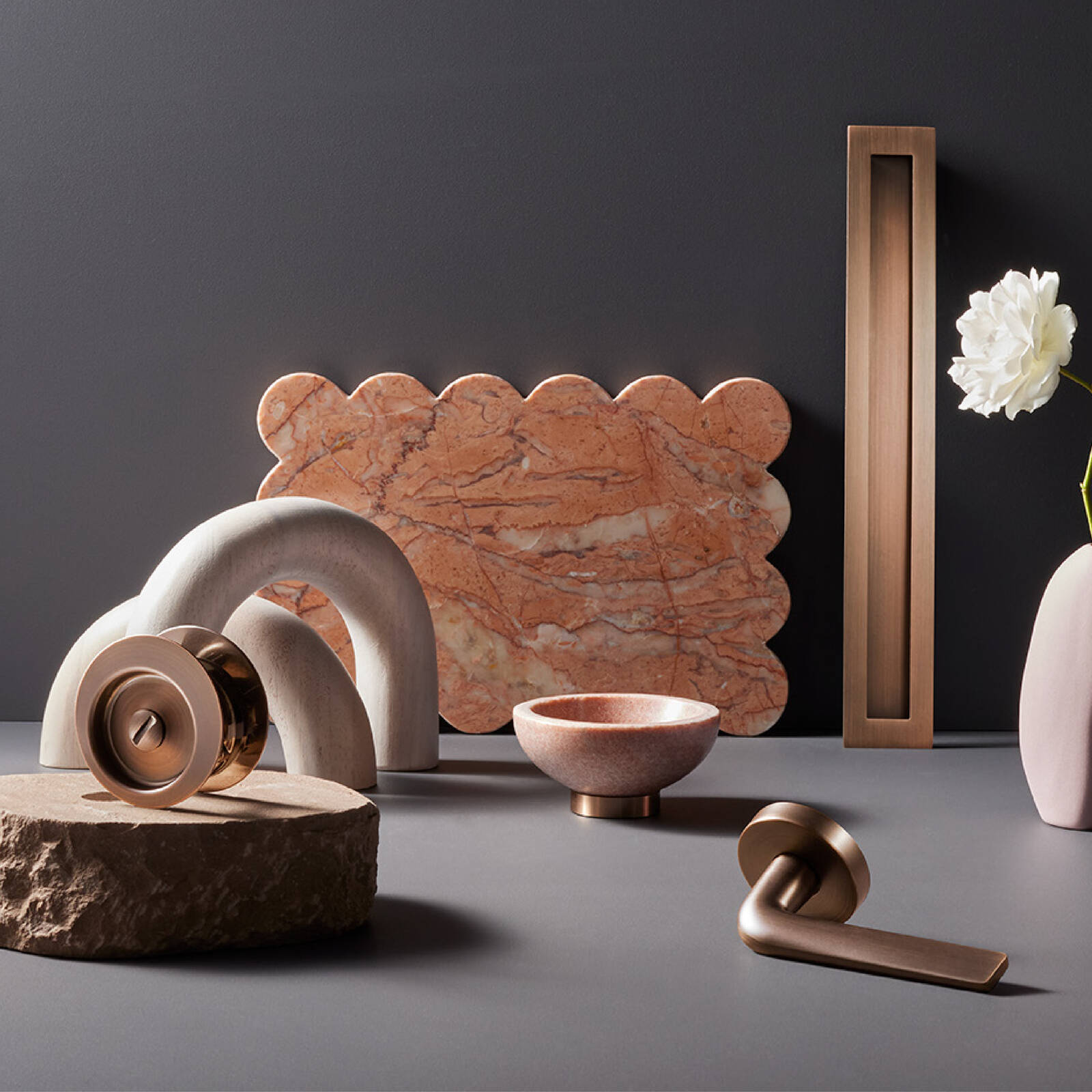 Gainsborough Bright Chrome G4 Series Lianna Privacy Leverset