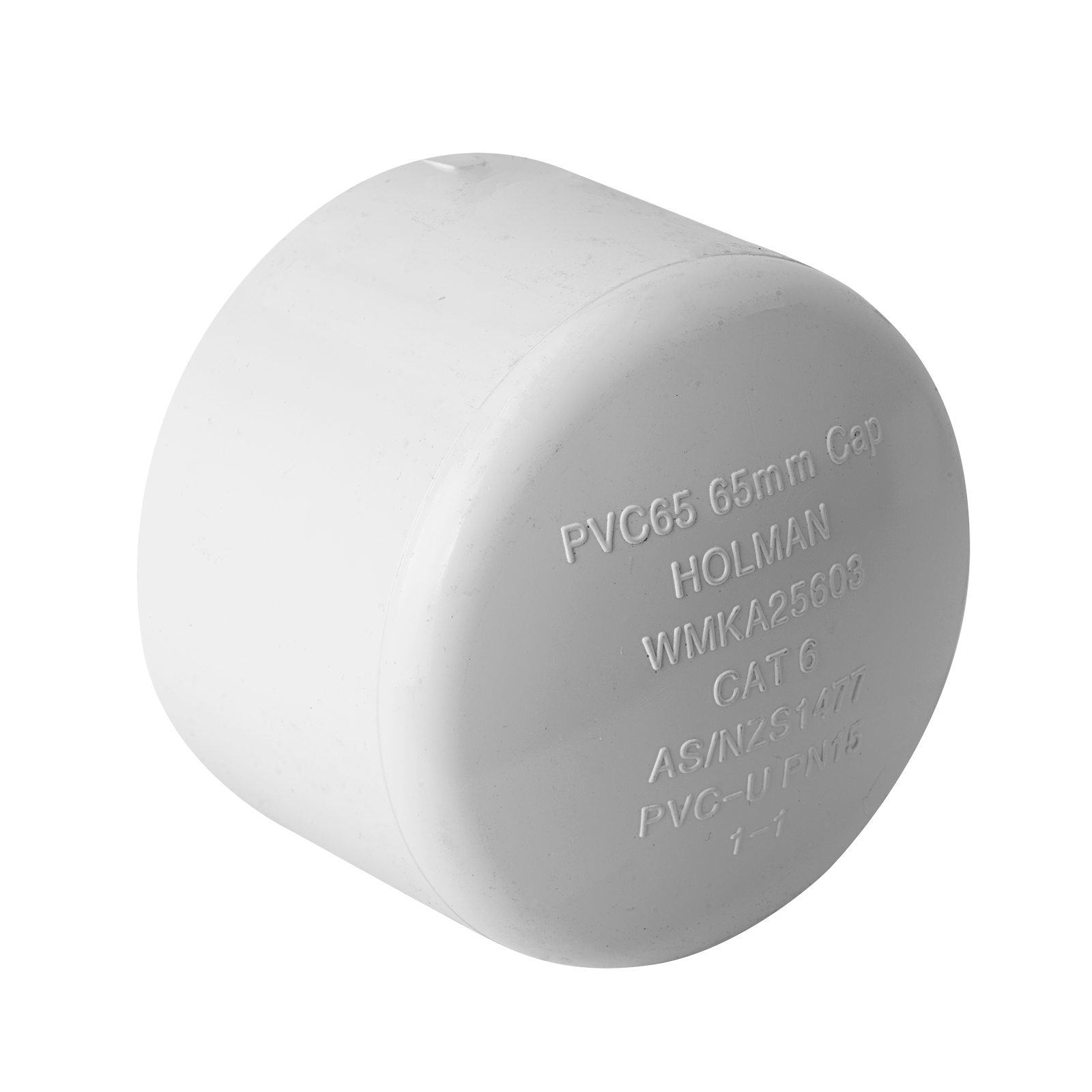 Holman 65mm Press PVC Cap End