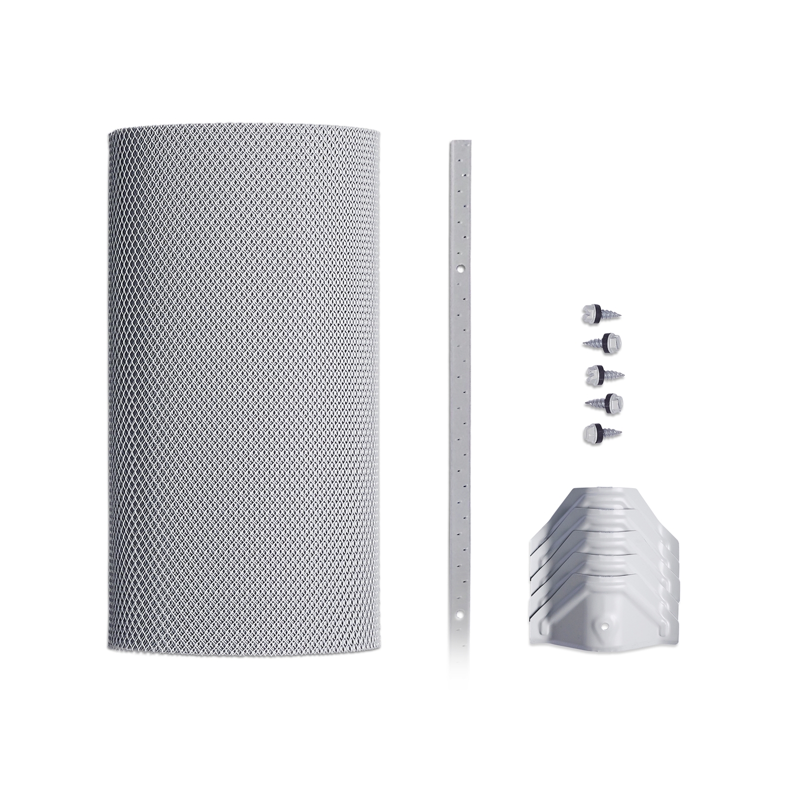 Blue Mountain Gutter Mesh 4mm Aluminium x 10m Corrugated Roof Kit