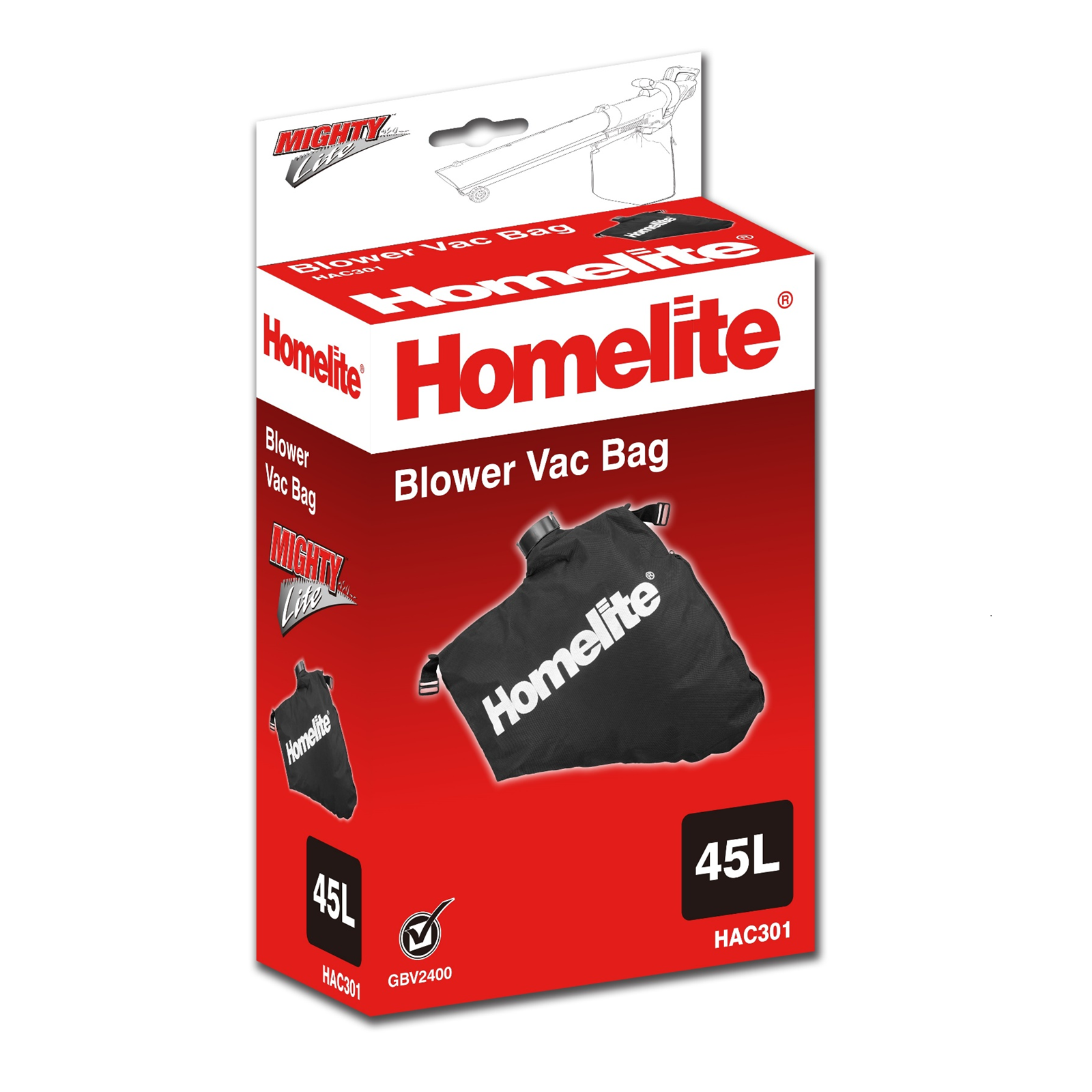 Homelite 45L Blower Vacuum Bag to Suit GBV2400