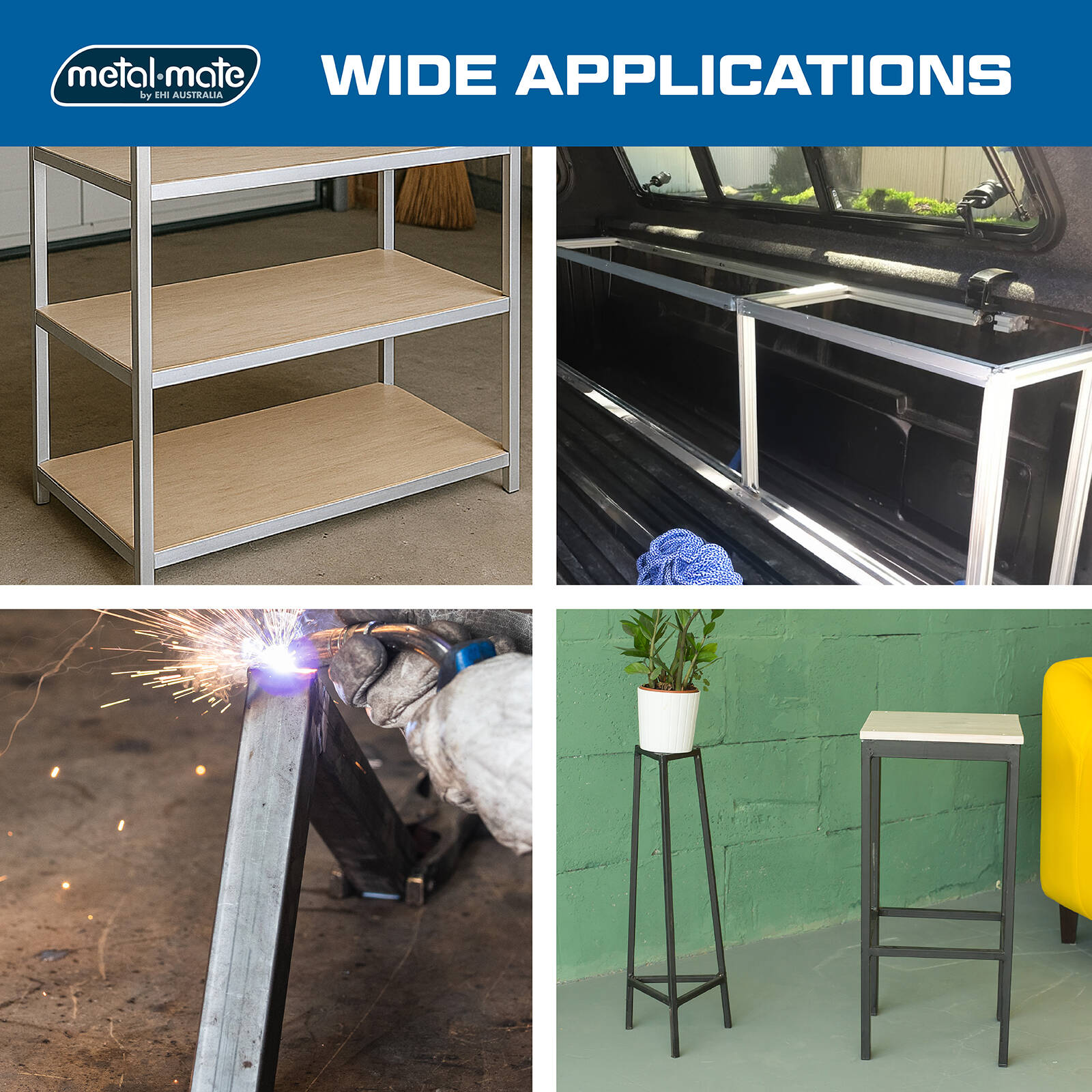 Metal Mate 20 x 10 x 2mm x 3m Aluminium Rectangular Tube 5 Metal Mate 20 x 10 x 2mm x 3m Aluminium Rectangular Tube