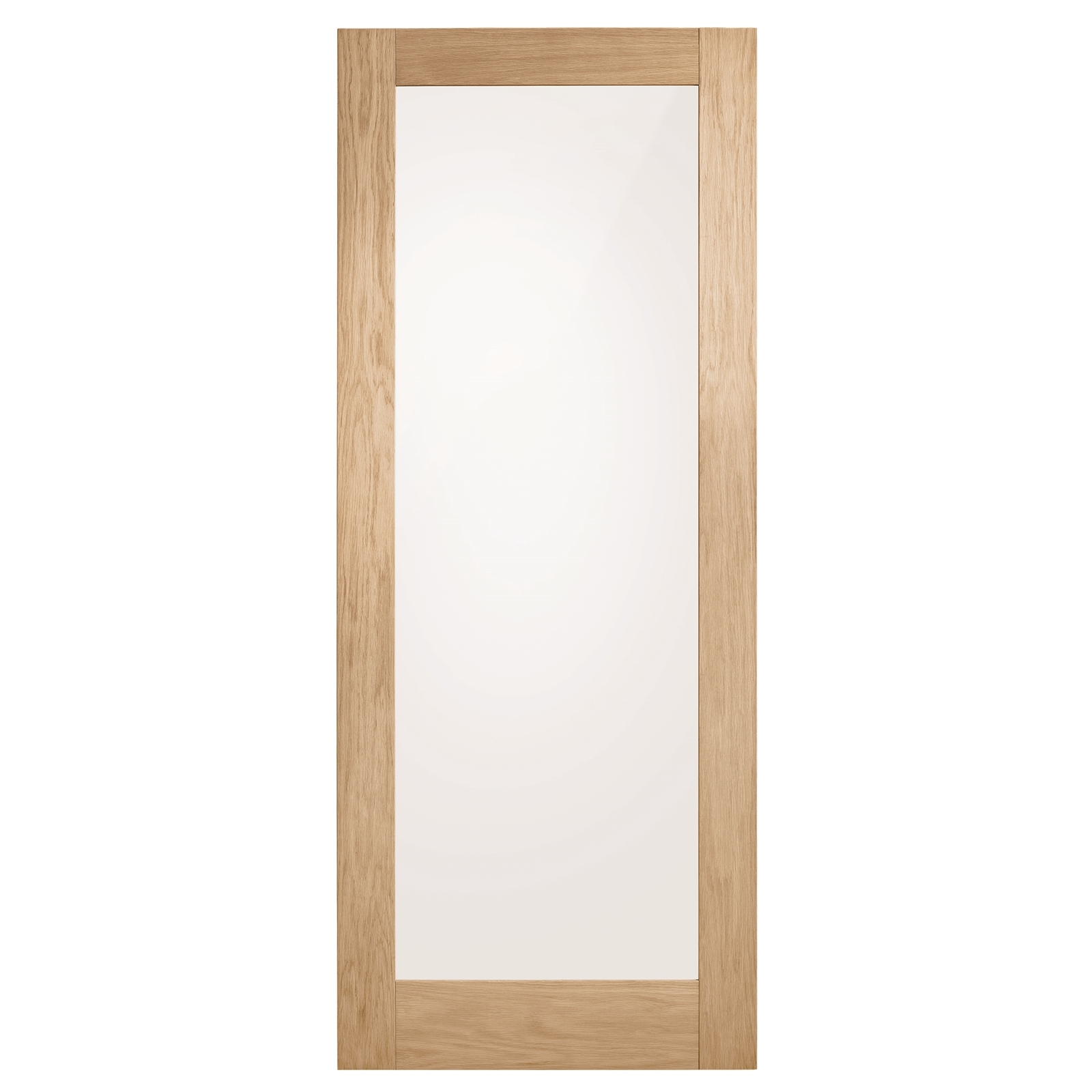 Corinthian 2040 x 820 x 35mm Internal Door White Oak Moda Translucent Glass AMODG1