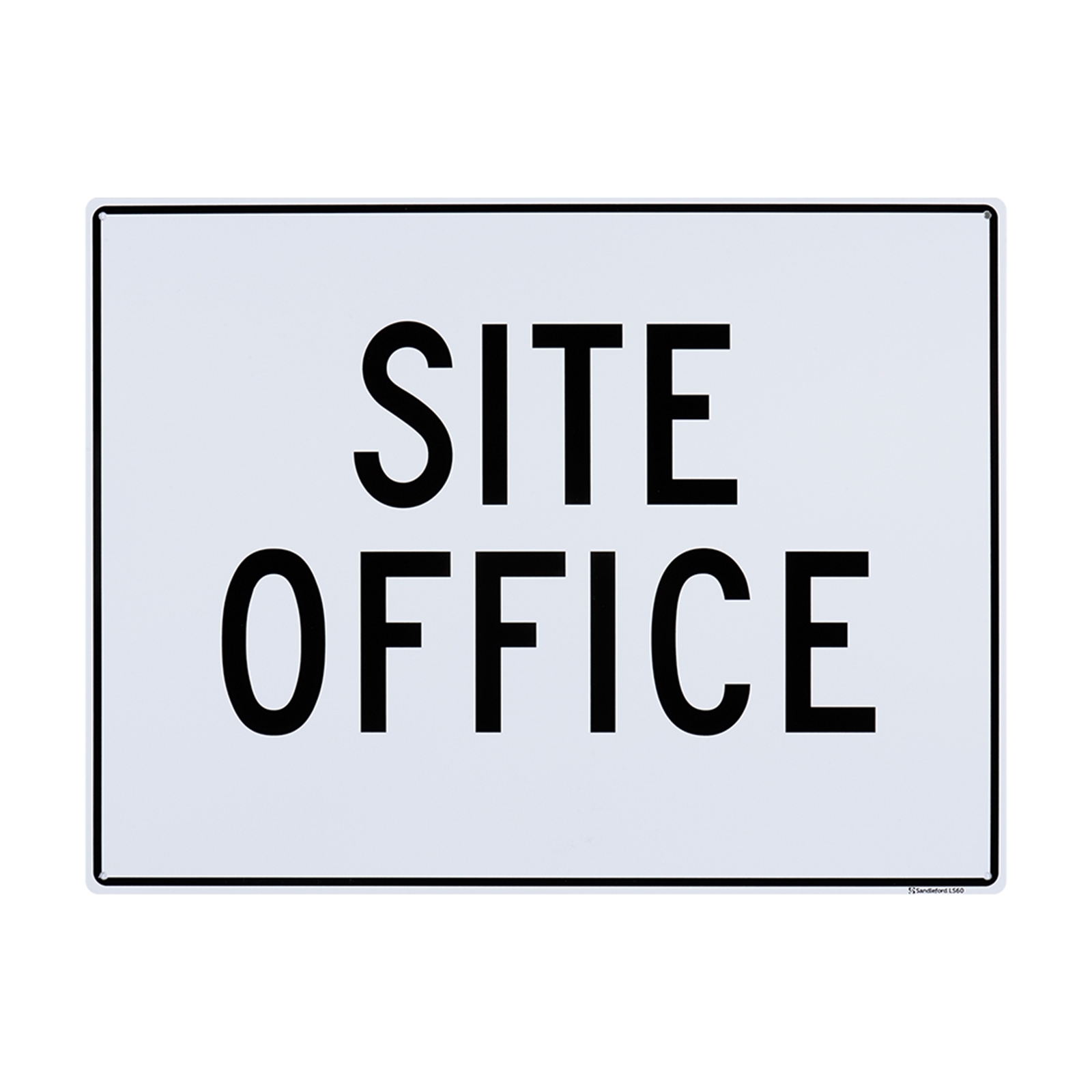 Sandleford 450 x 600mm Site Office Plastic Sign
