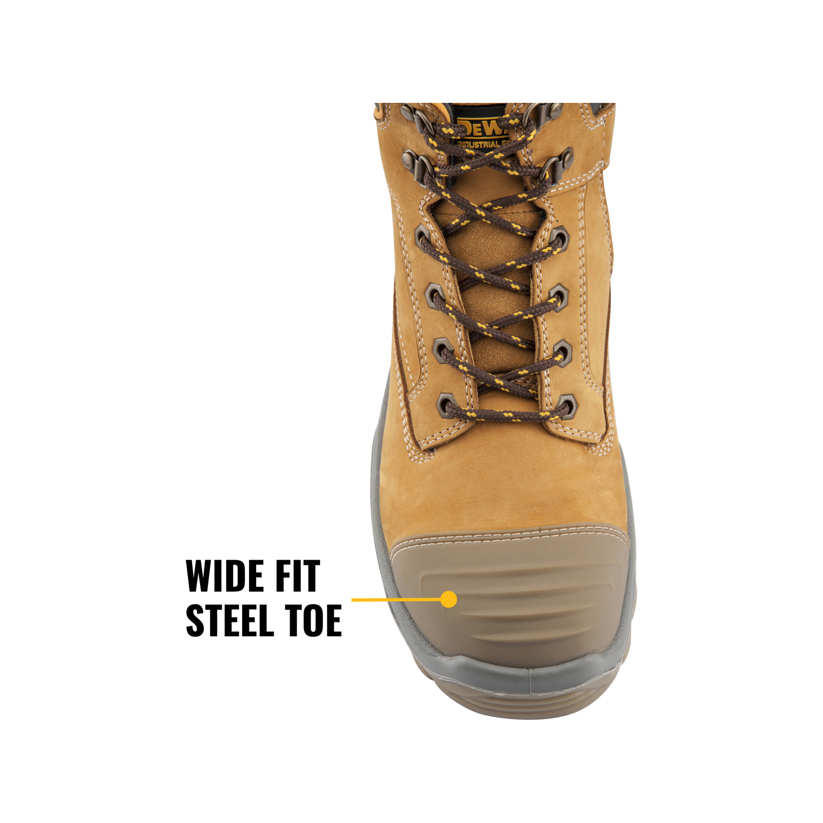 DEWALT Wheat Akron Safety Work Boot Size 6