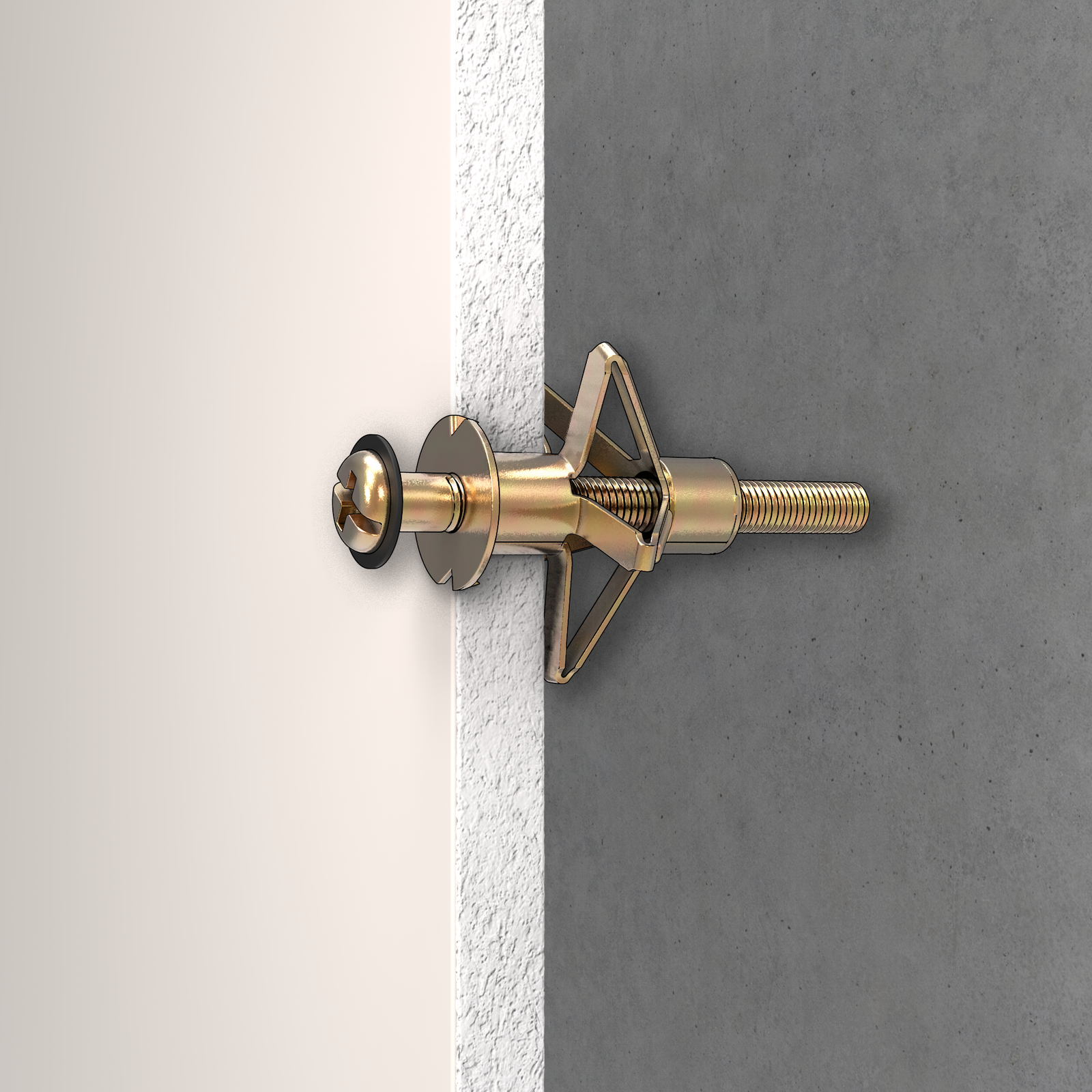 Ramset M5 x 9mm Plasterboard Hollow Wall Anchor - 4 Pack