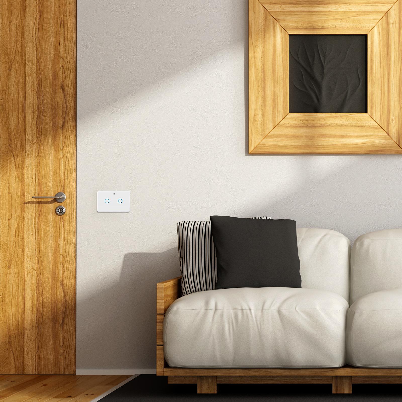 DETA White Gloss Grid Connect Smart Double Gang Touch Light Switch 5 DETA White Gloss Grid Connect Smart Double Gang Touch Light Switch