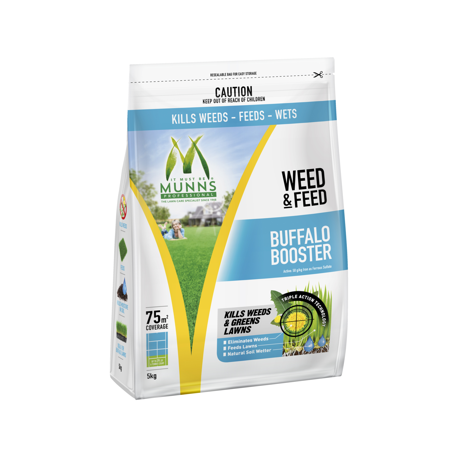 Munns Professional 5kg Buffalo Booster Weed N Feed