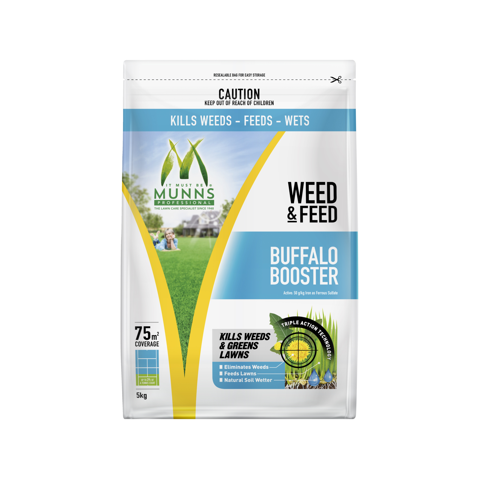 Munns Professional 5kg Buffalo Booster Weed N Feed