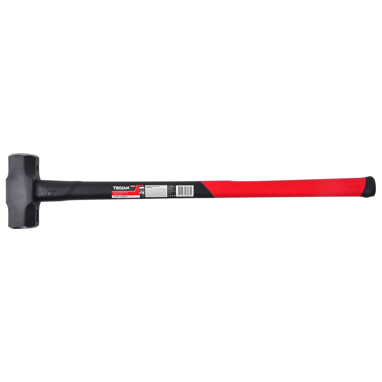 Trojan 8lb 3.6kg Fibreglass Sledge Hammer 5 Trojan 8lb 3.6kg Fibreglass Sledge Hammer