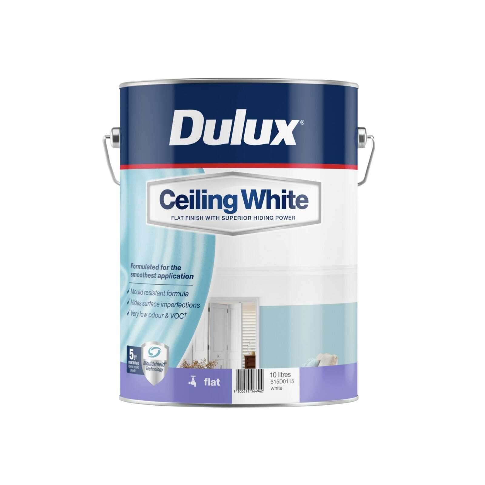Dulux 10L White Ceiling Paint
