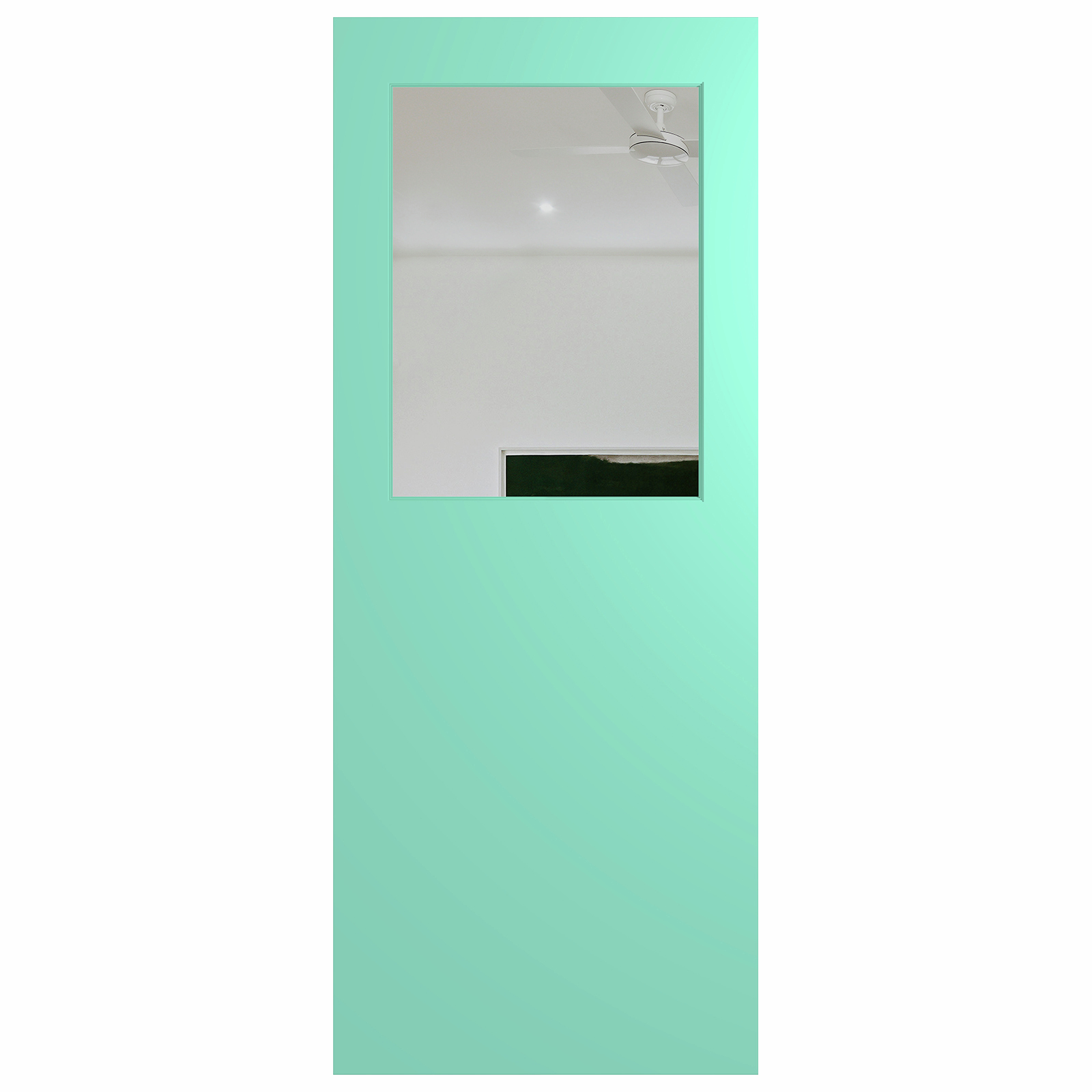 Hume 2040 x 770 x 35mm Entrance Door Duracote Glass Opening G1 Glass XF3