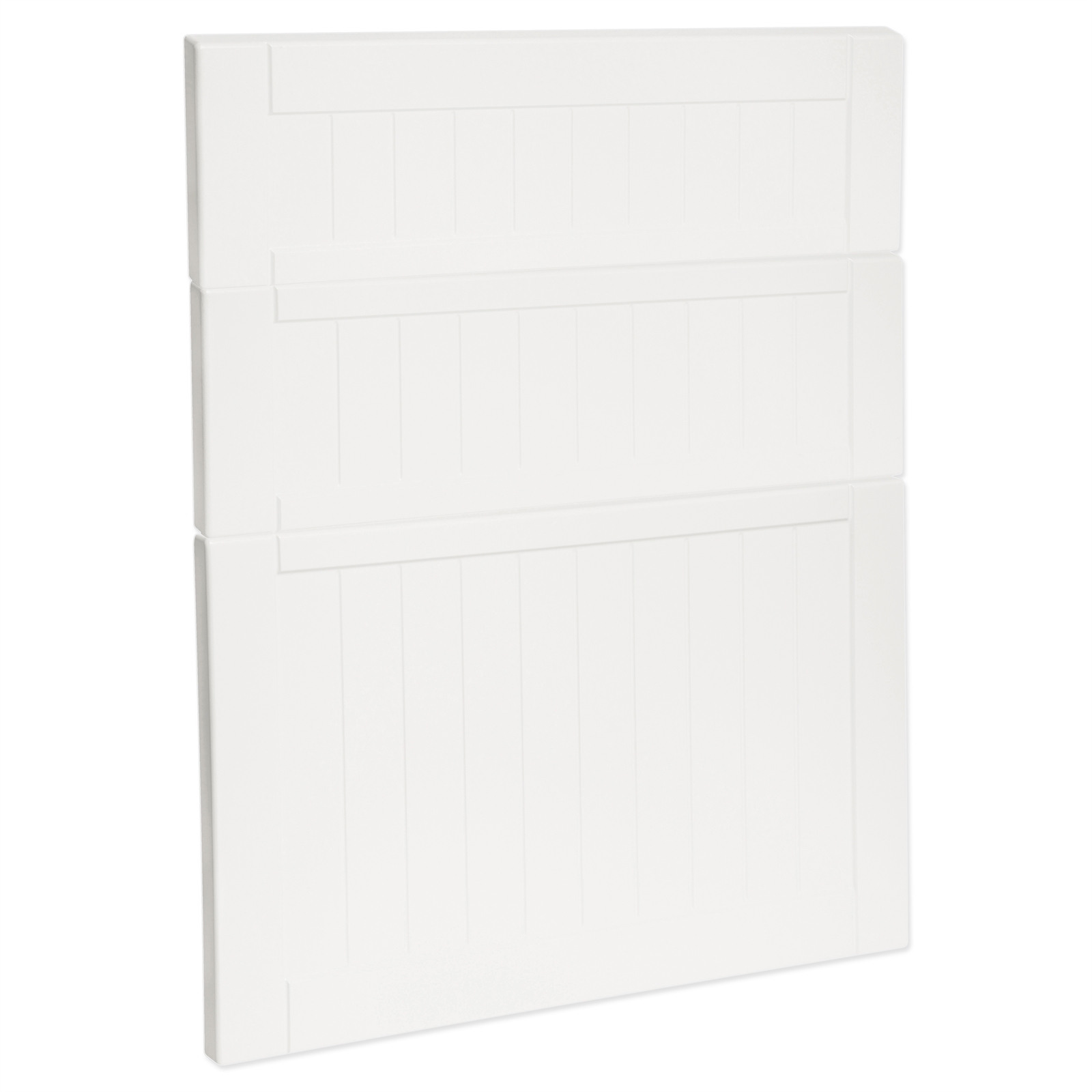 Kaboodle 600mm Macaroon Country 3 Drawer Panels