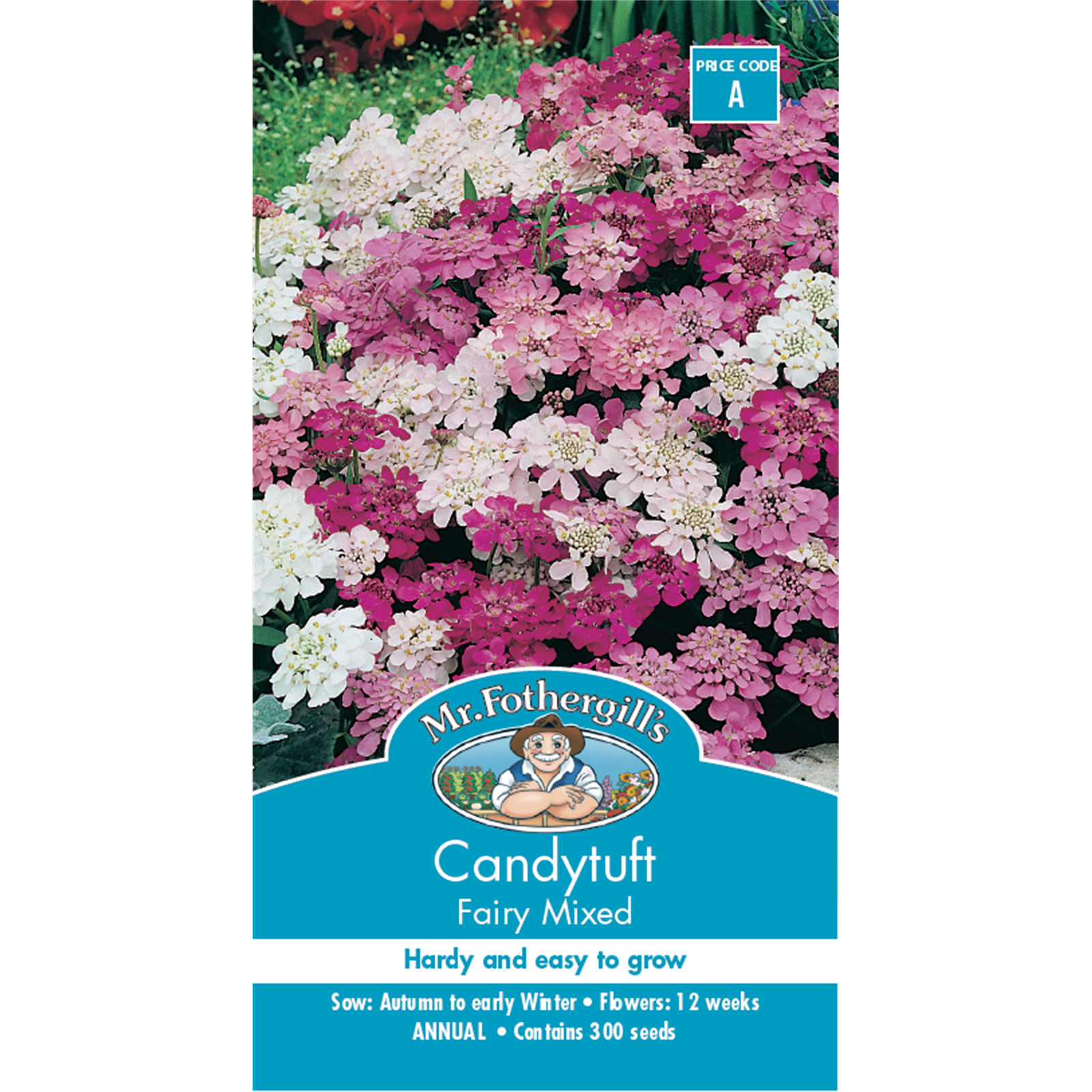 Mr Fothergill's Candytuft Fairy Mixed Flower Seeds