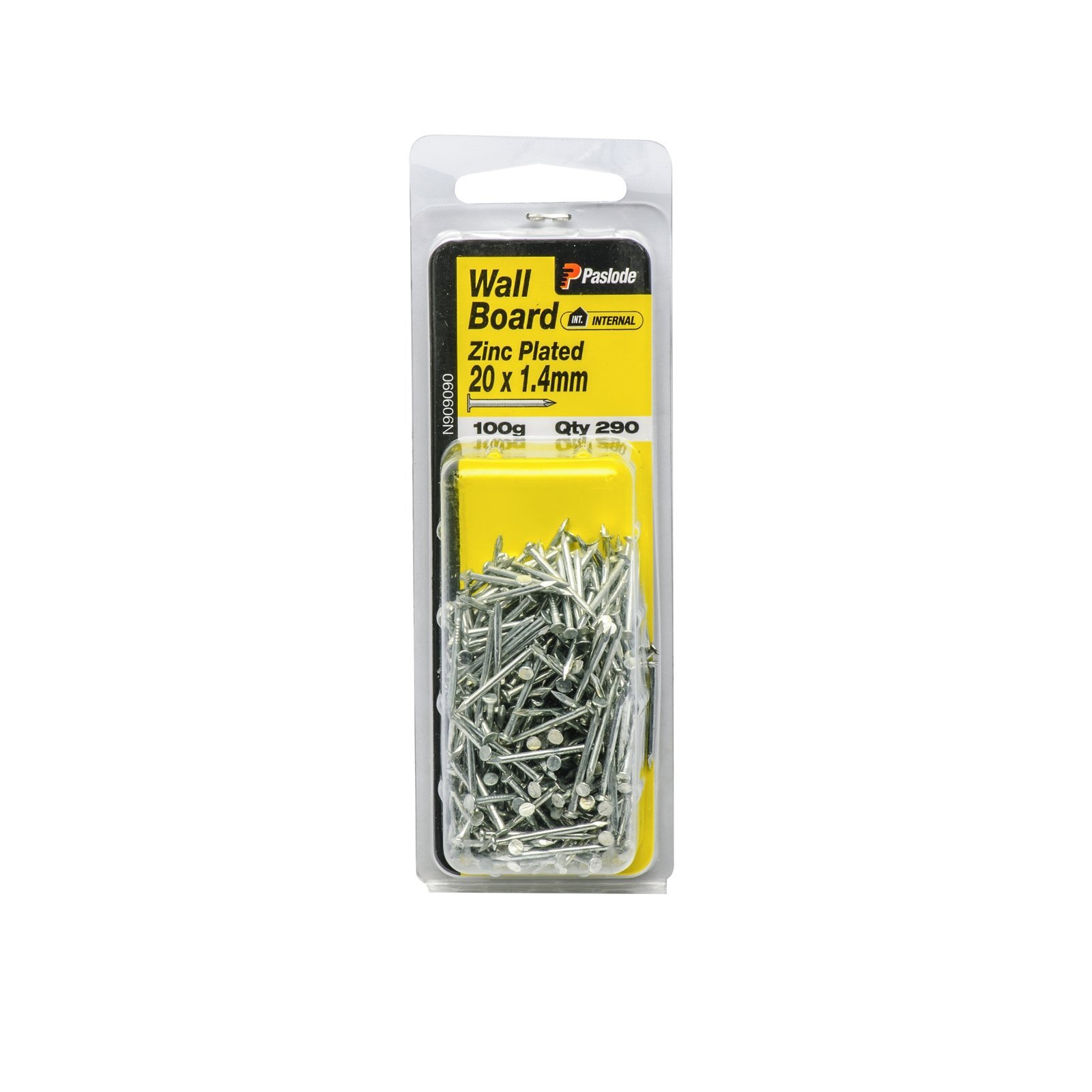 Paslode 20 x 1.4mm 100g Zinc Plated Wallboard Nails - 290 Pack
