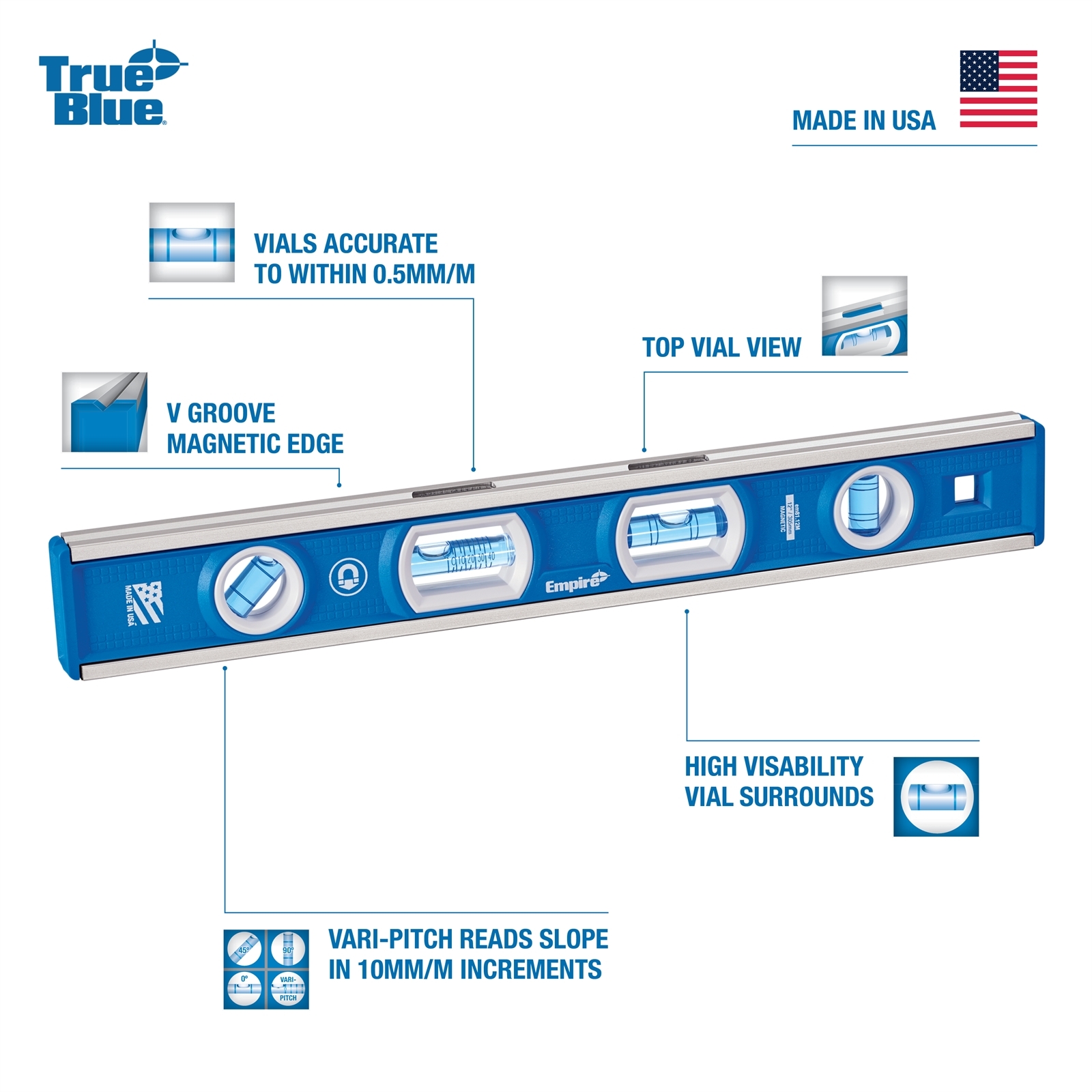 Empire 305mm Magnetic Torpedo Level 8 Empire 305mm Magnetic Torpedo Level