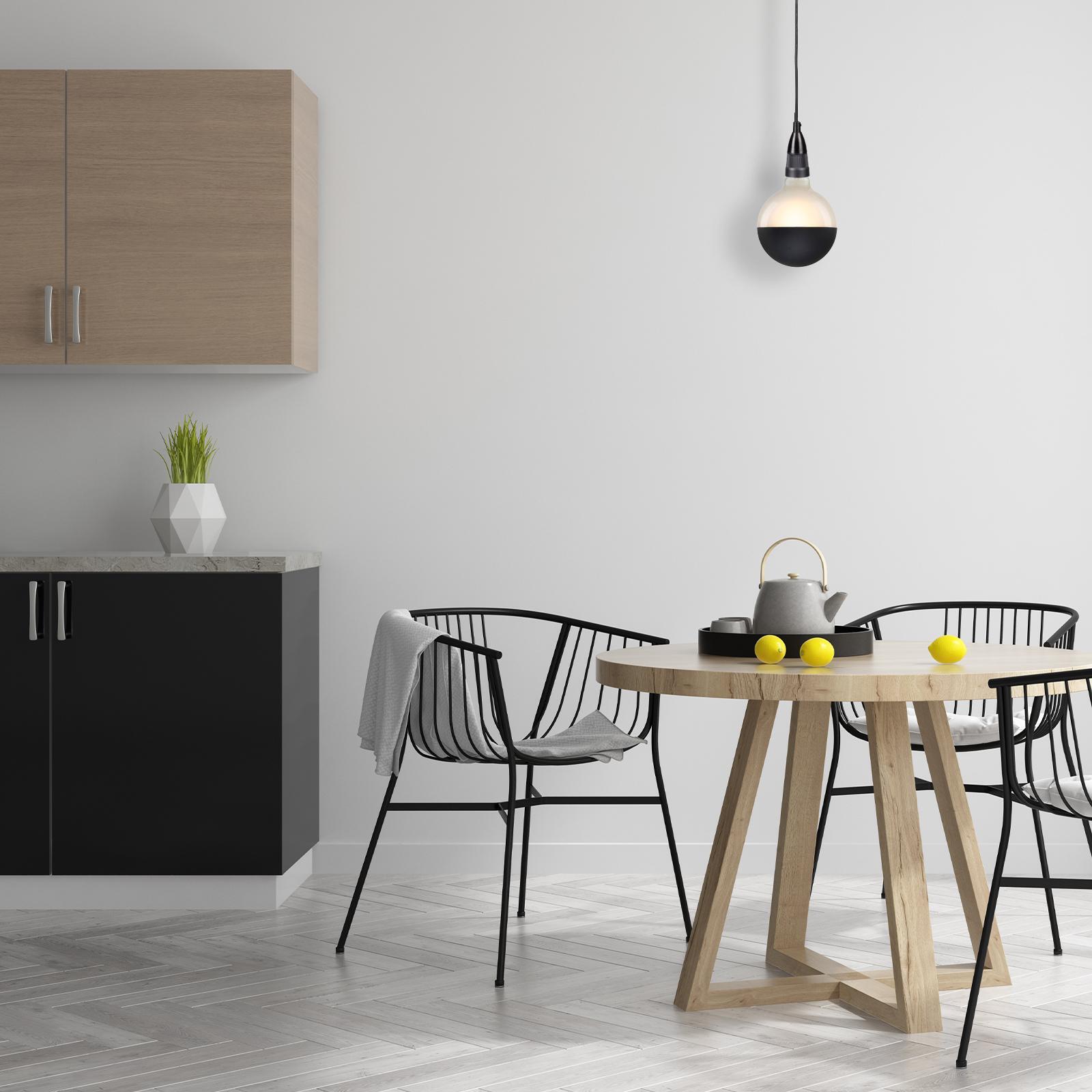 Brilliant Black D.I.Y. Pendant Light Suspension Kit