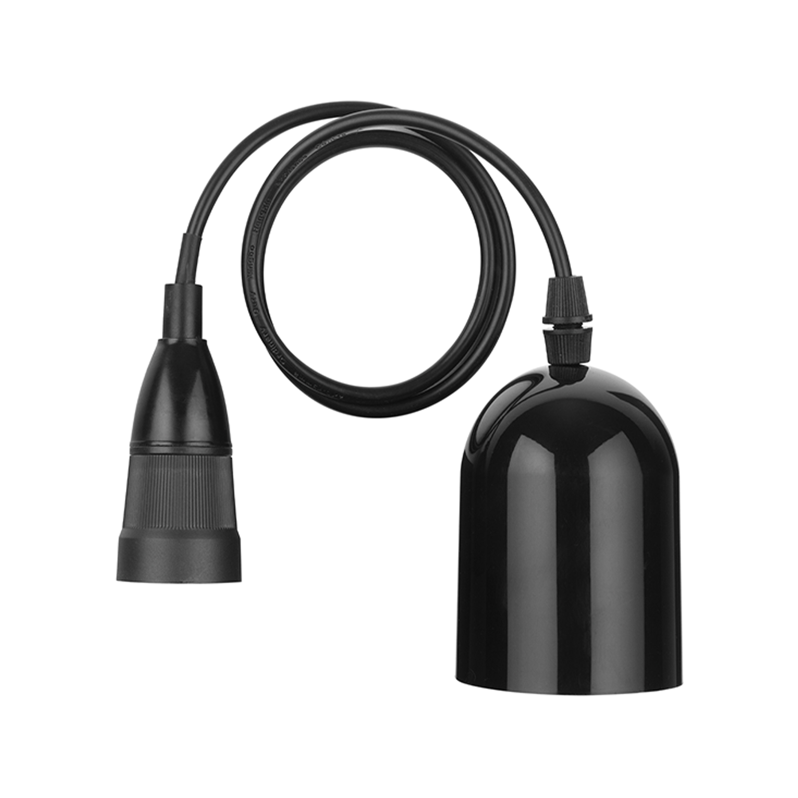 Brilliant Black D.I.Y. Pendant Light Suspension Kit