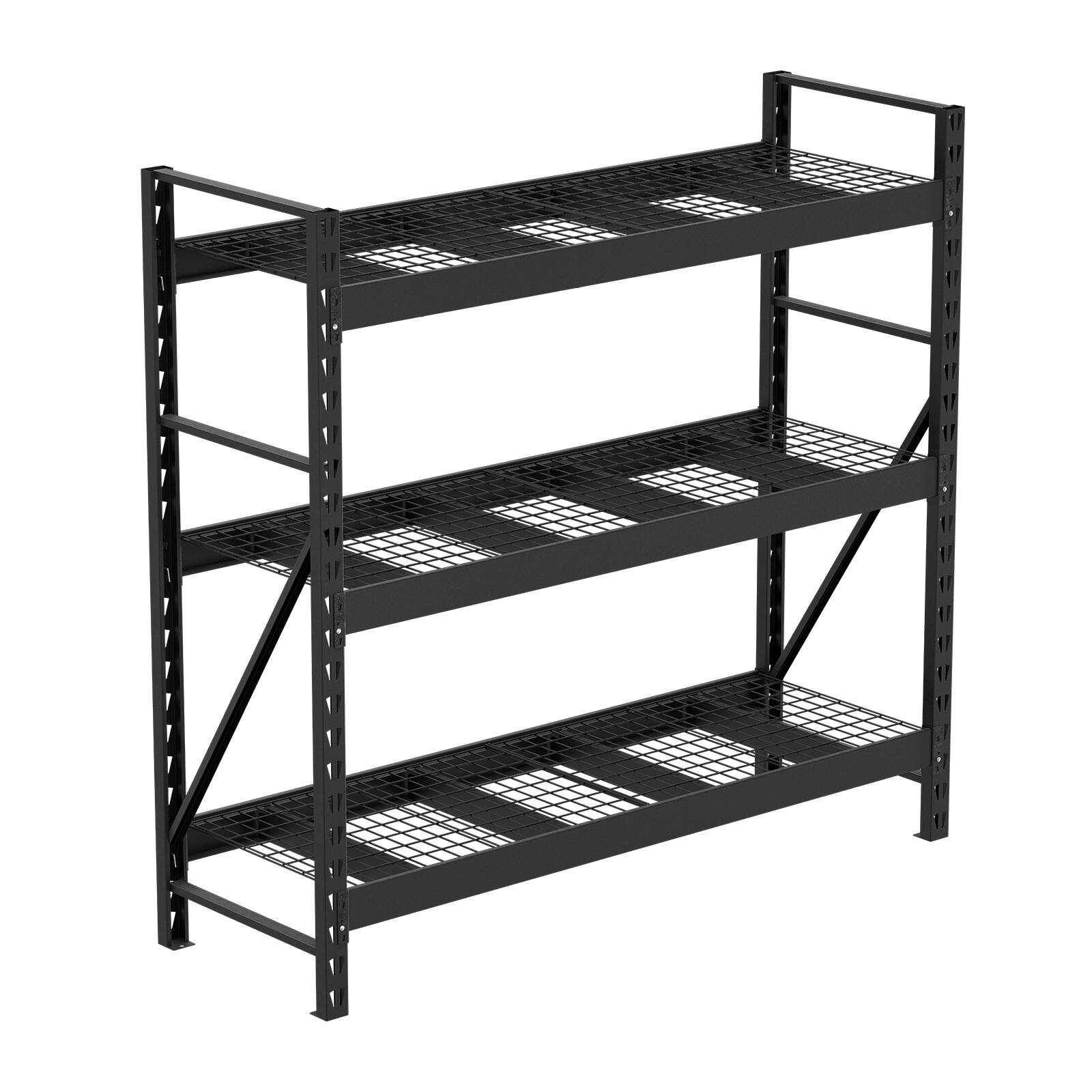 Rack It 1000kg 1938 x 1830 x 645mm Black 3 Shelf Starter Kit - 1830 x 1940 x 640mm
