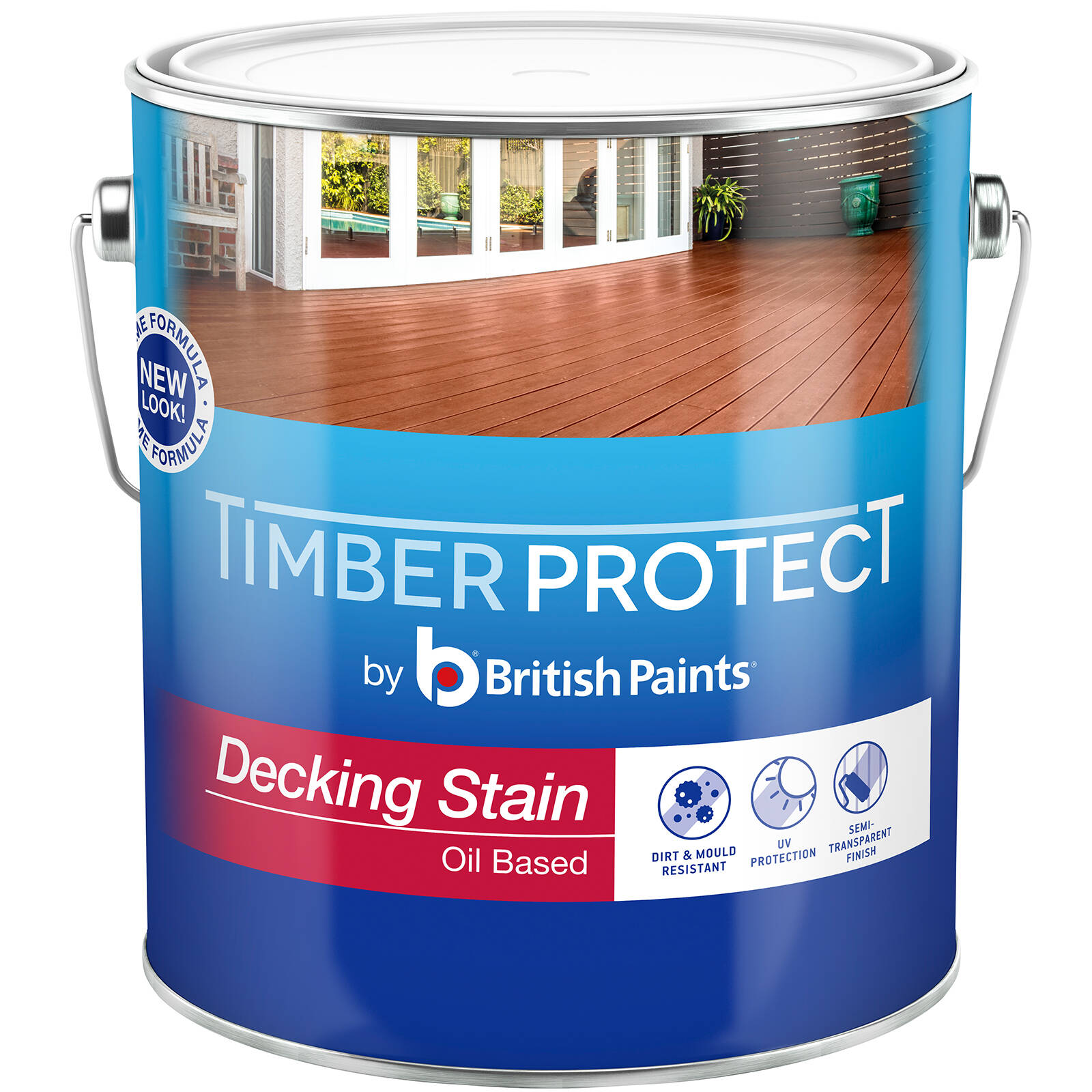 Timber Protect 4L Jarrah Oil Based Decking Stain