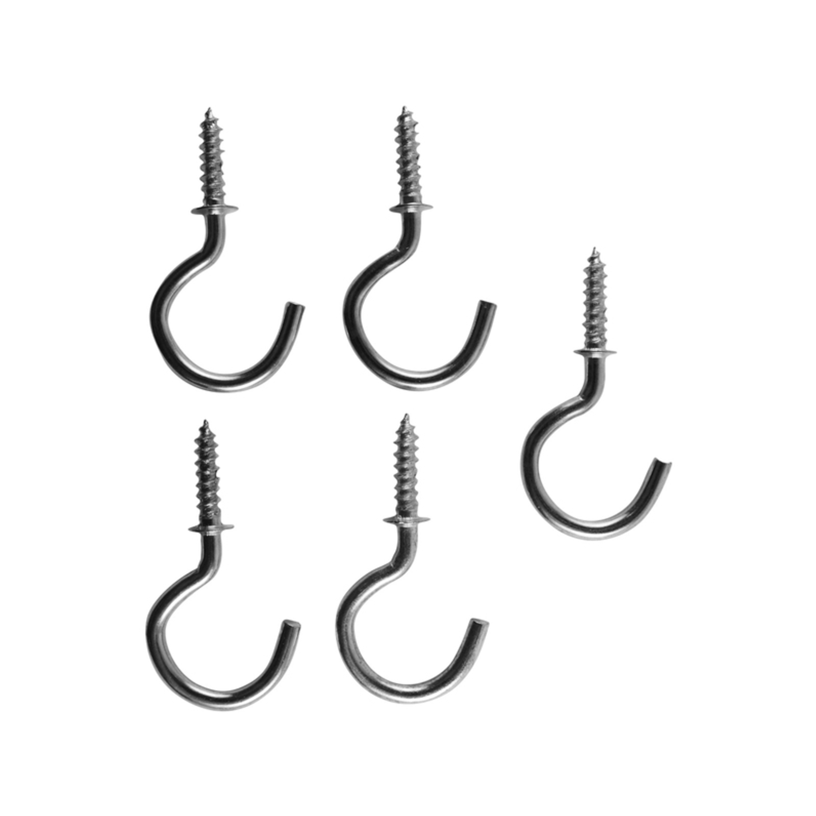 Everhang 14mm Zinc Plated Cup Hook - 5 Pack