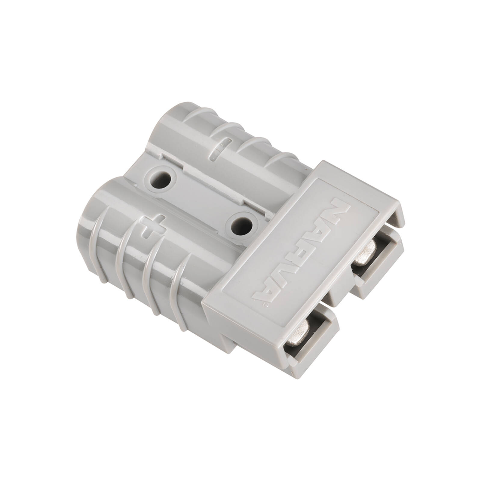Narva 50A Grey Heavy-Duty Connector Housing with Copper Terminals