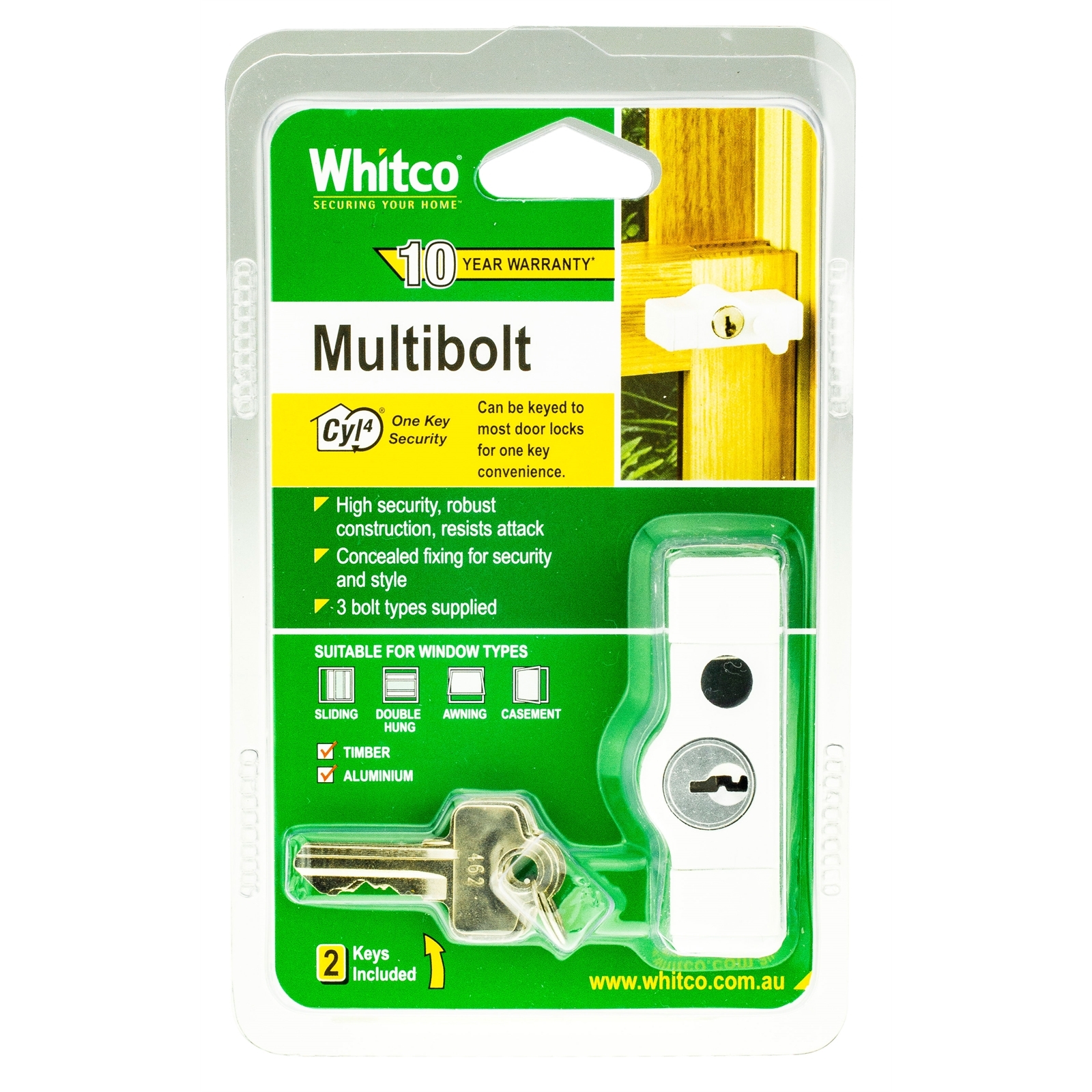 Whitco White CYL4 Multi Bolt