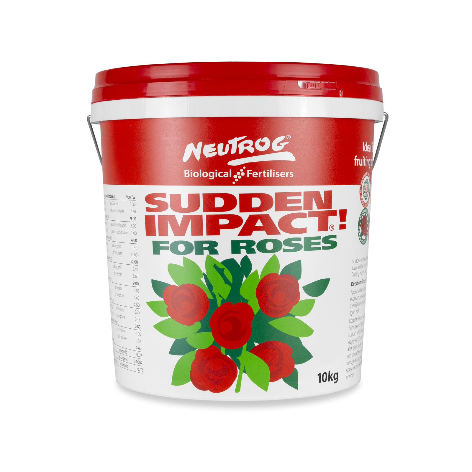 Neutrog 10kg Sudden Impact For Roses Fertiliser
