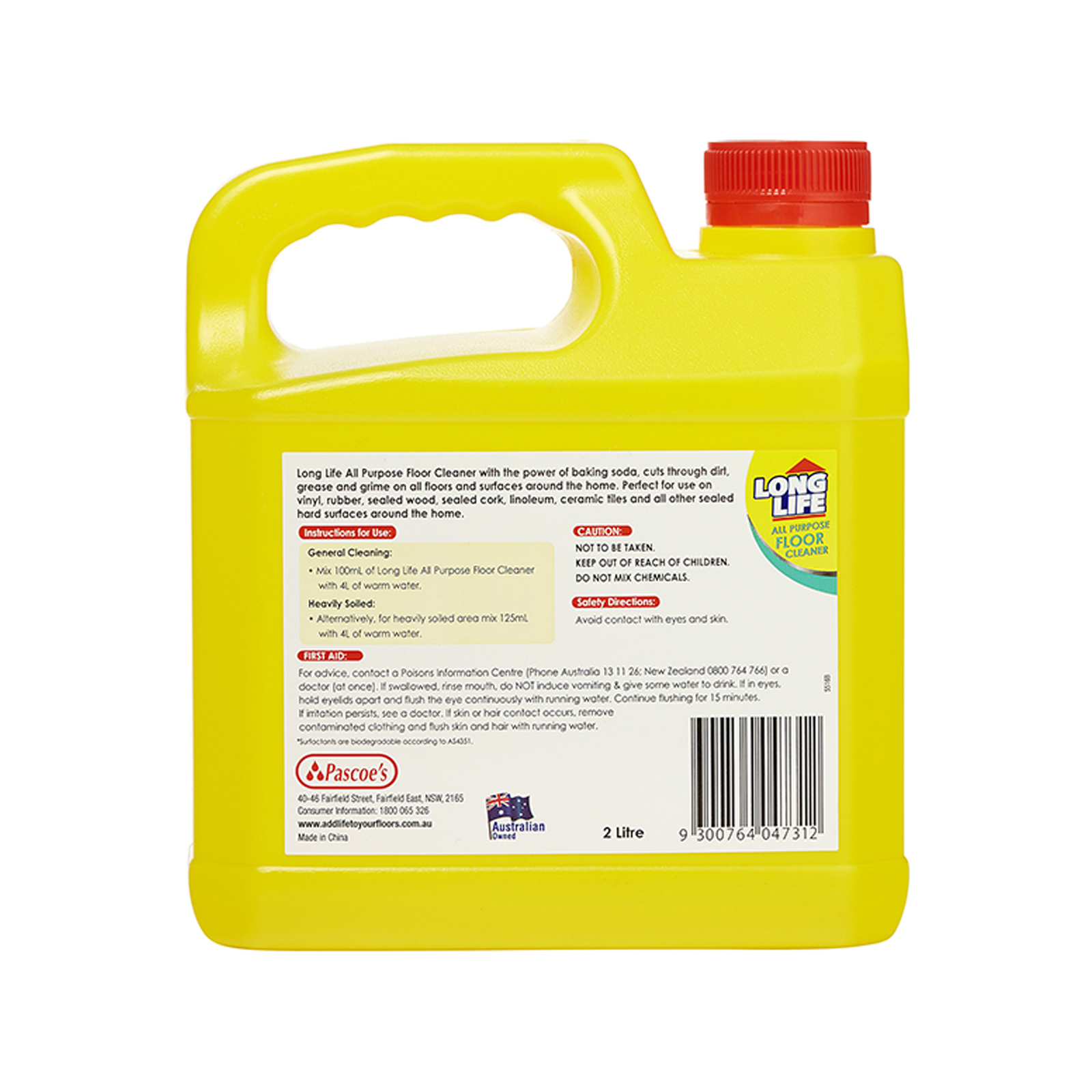 Long Life 2L General Purpose Floor Cleaner
