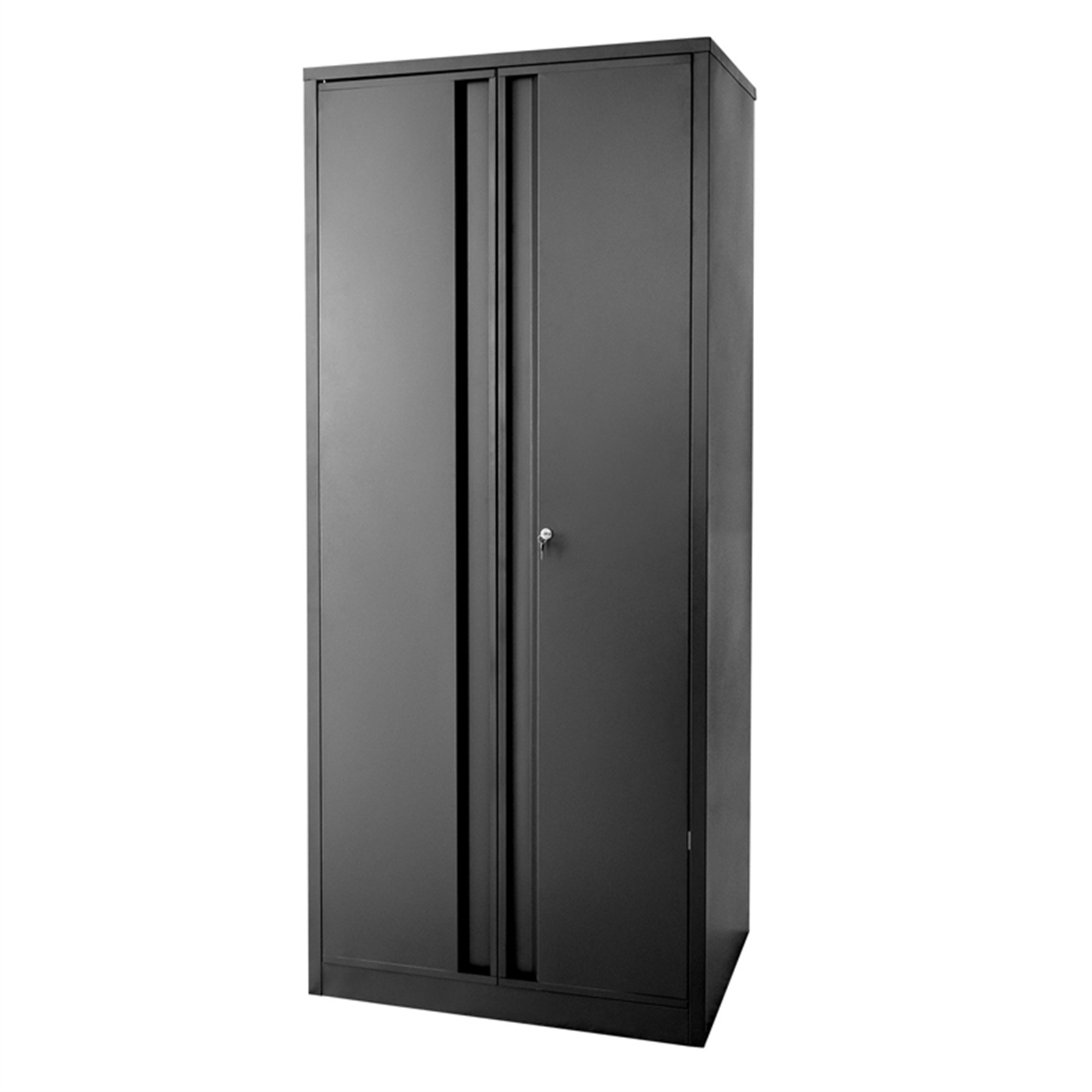Pinnacle 1830 x 860 x 410mm Gloss Black Lockable Garage Cabinet