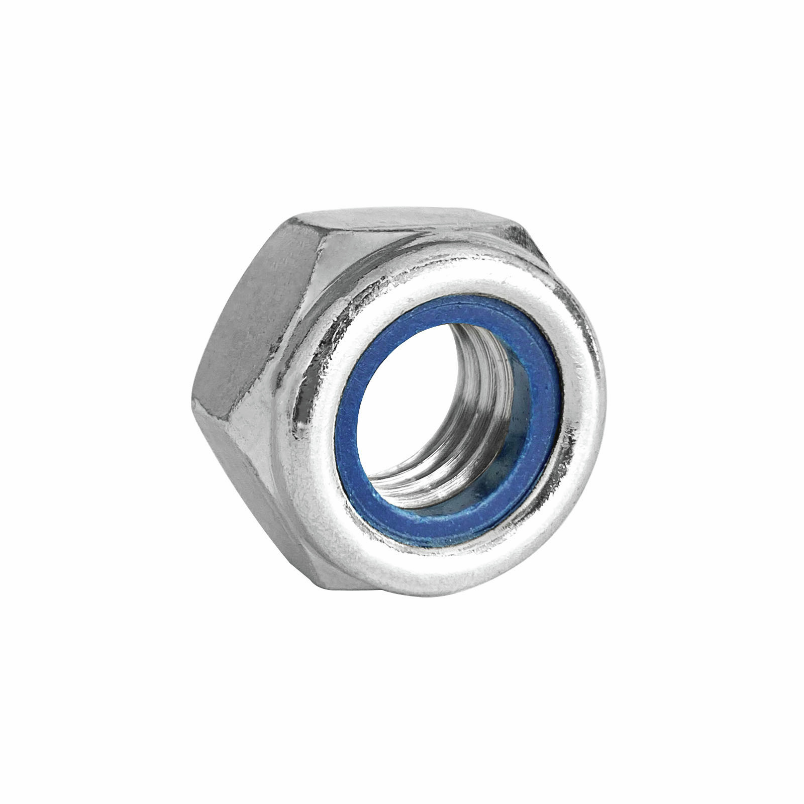 Pinnacle M8 Zinc Plated Nylon Lock Nut - 6 Pack