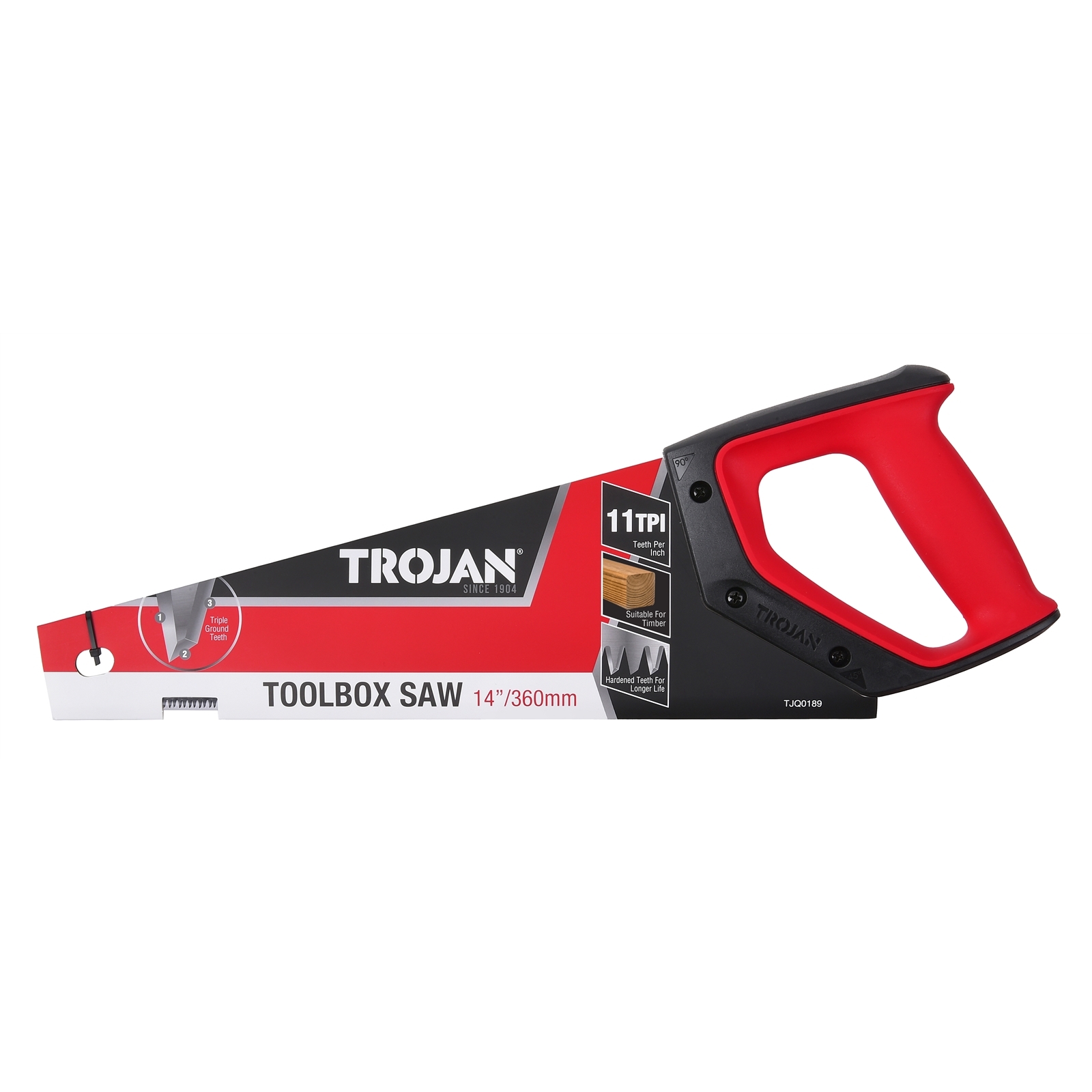 Trojan 360mm Toolbox Hand Saw 4 Trojan 360mm Toolbox Hand Saw
