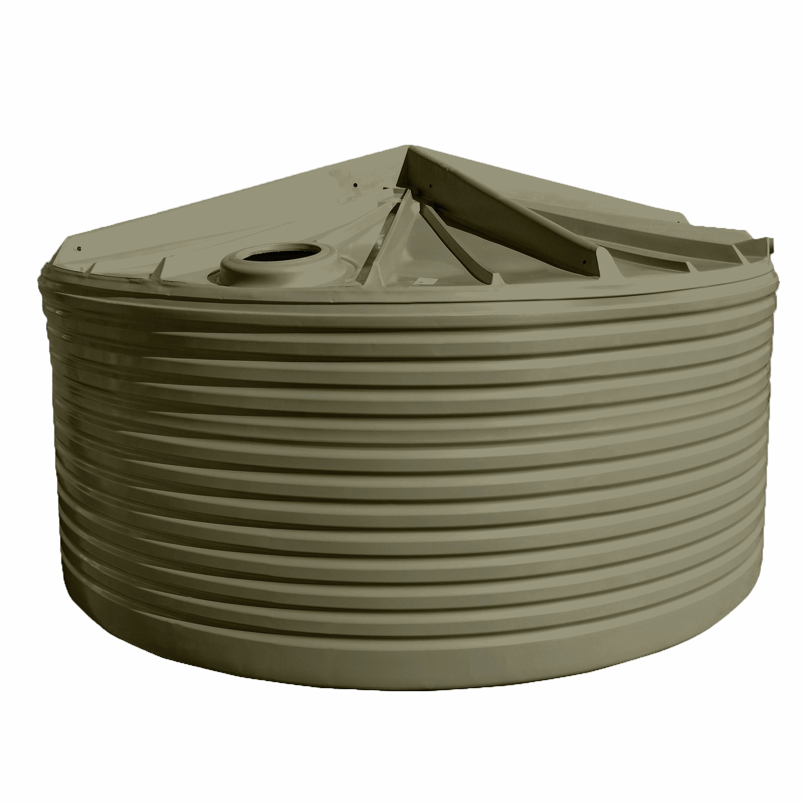 Clark Tanks 23600L Round Poly Water Tank - Inlet