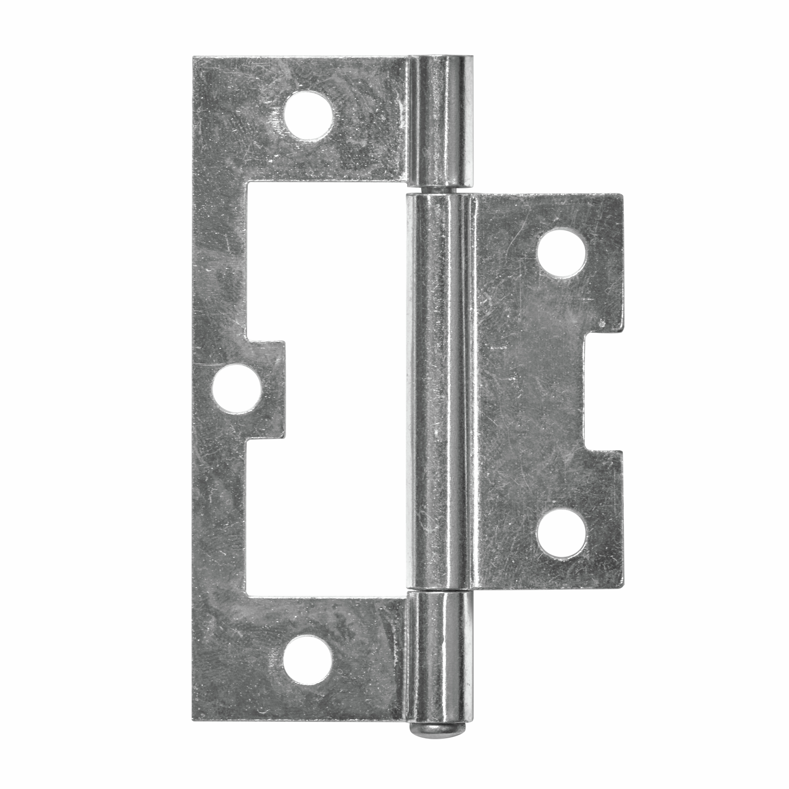 Pinnacle 100mm Fixed Pin Non Mortise Hinge - 2 Pack