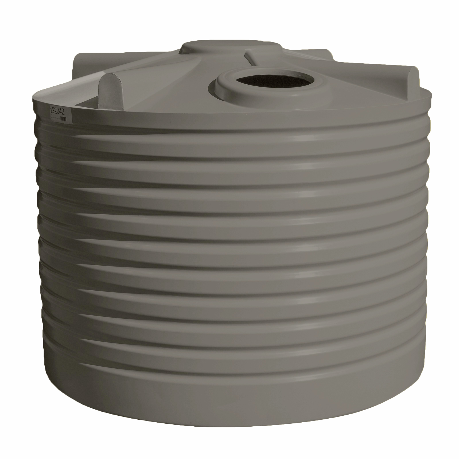 Clark Tanks 5000L Squat Round Poly Water Tank - Birch Grey