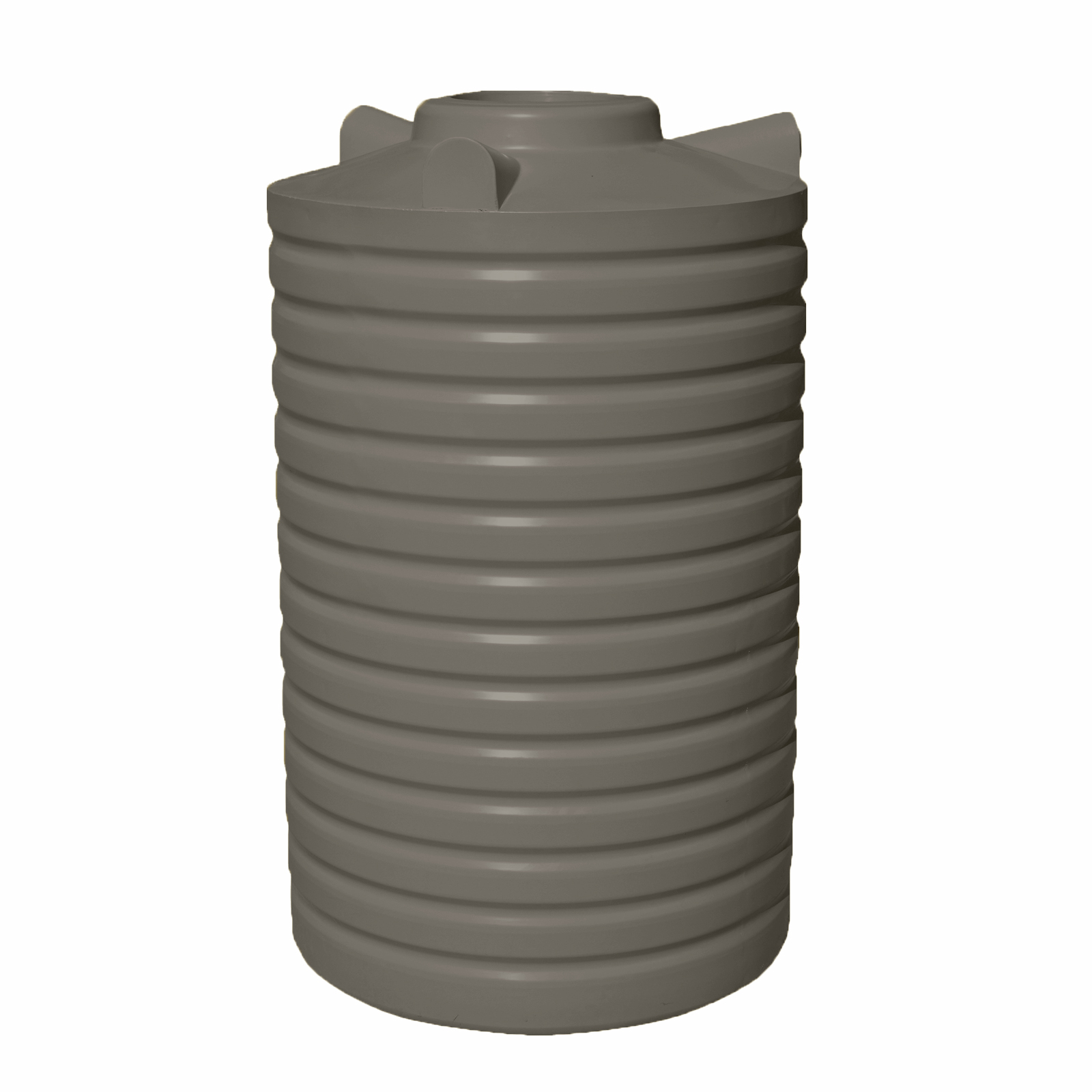 Clark Tanks 2000L Round Poly Water Tank - Birch Grey